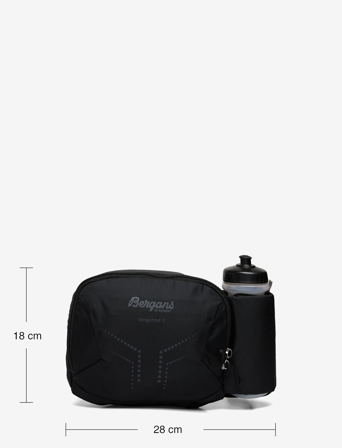 Bergans - Vengetind Hip Pack 3 w/Bottle - black - 4