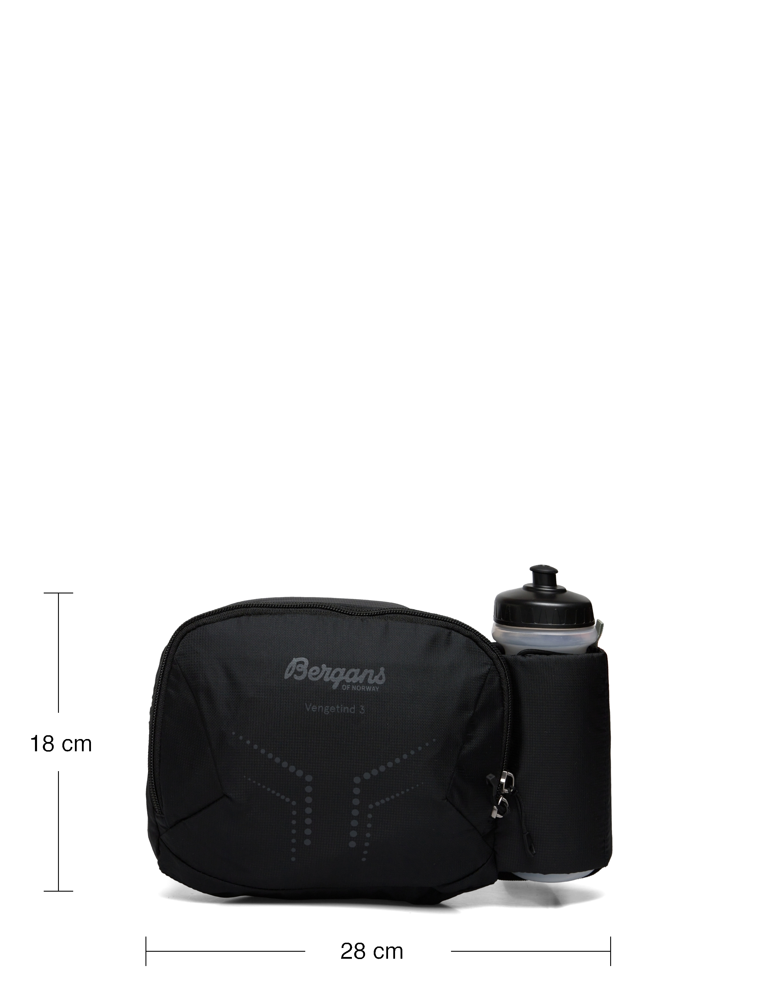 Bergans - Vengetind Hip Pack 3 w/Bottle - black - 4