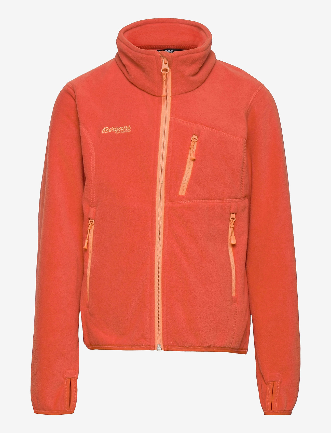 Bergans - Runde Youth Girl Jacket Brick 128 - brick - 0