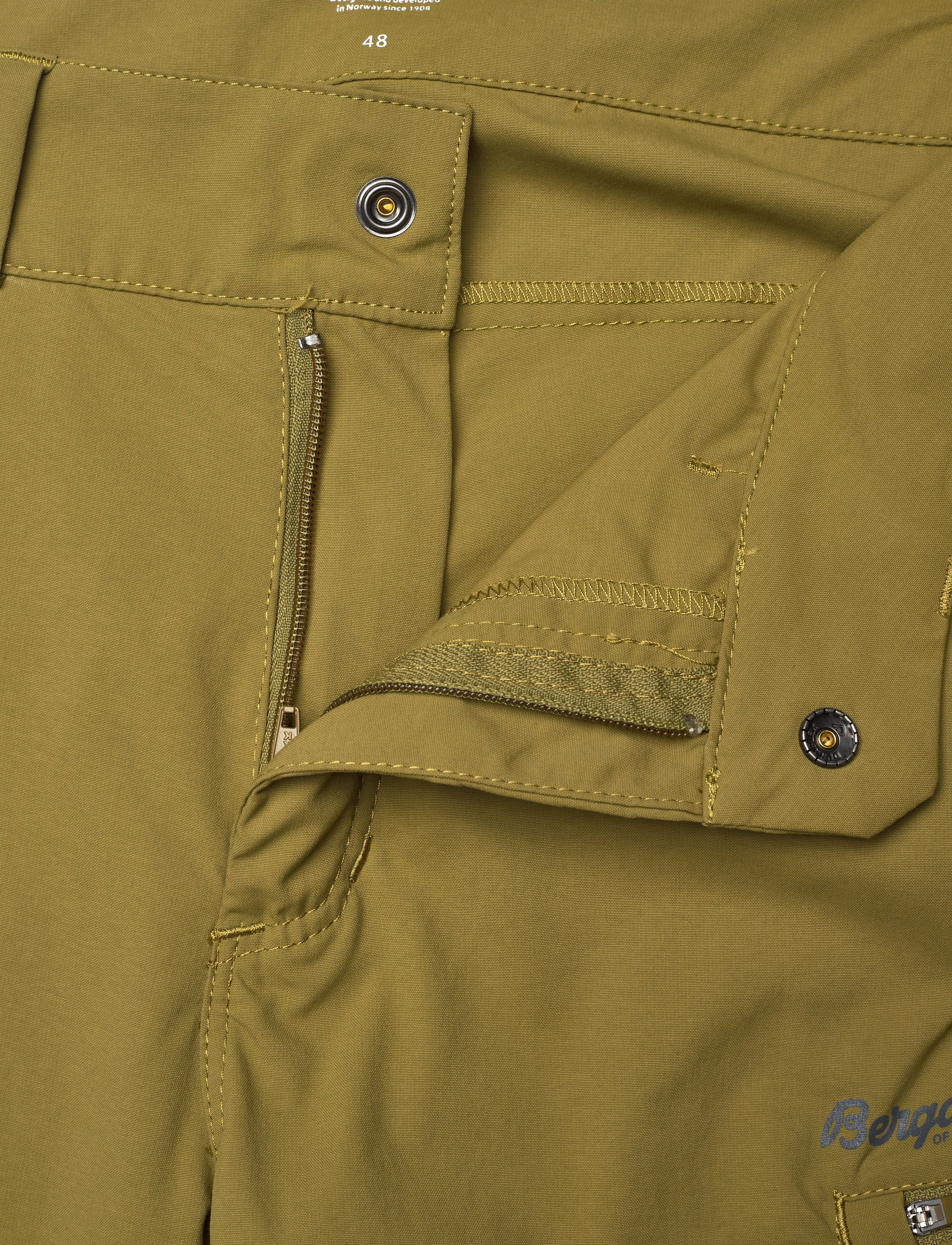 Bergans - Utne V5 Pants Olive Green 46 - olive green - 3