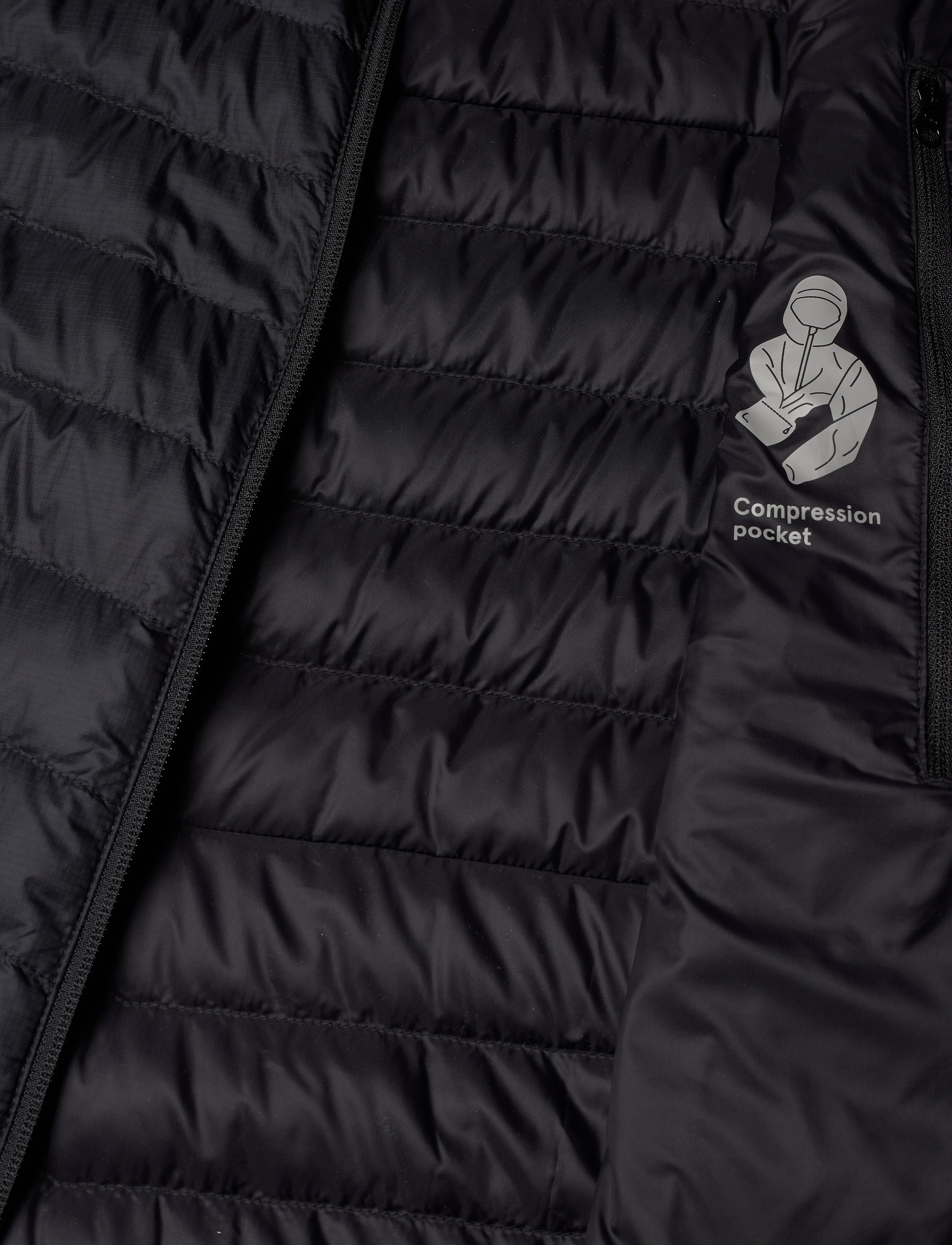 Bergans - Røros Down Light W Jkt Black XS - black - 4