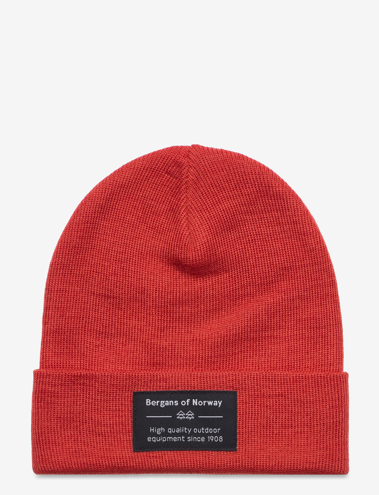 Bergans - Fine Knit Beanie - brick - 0