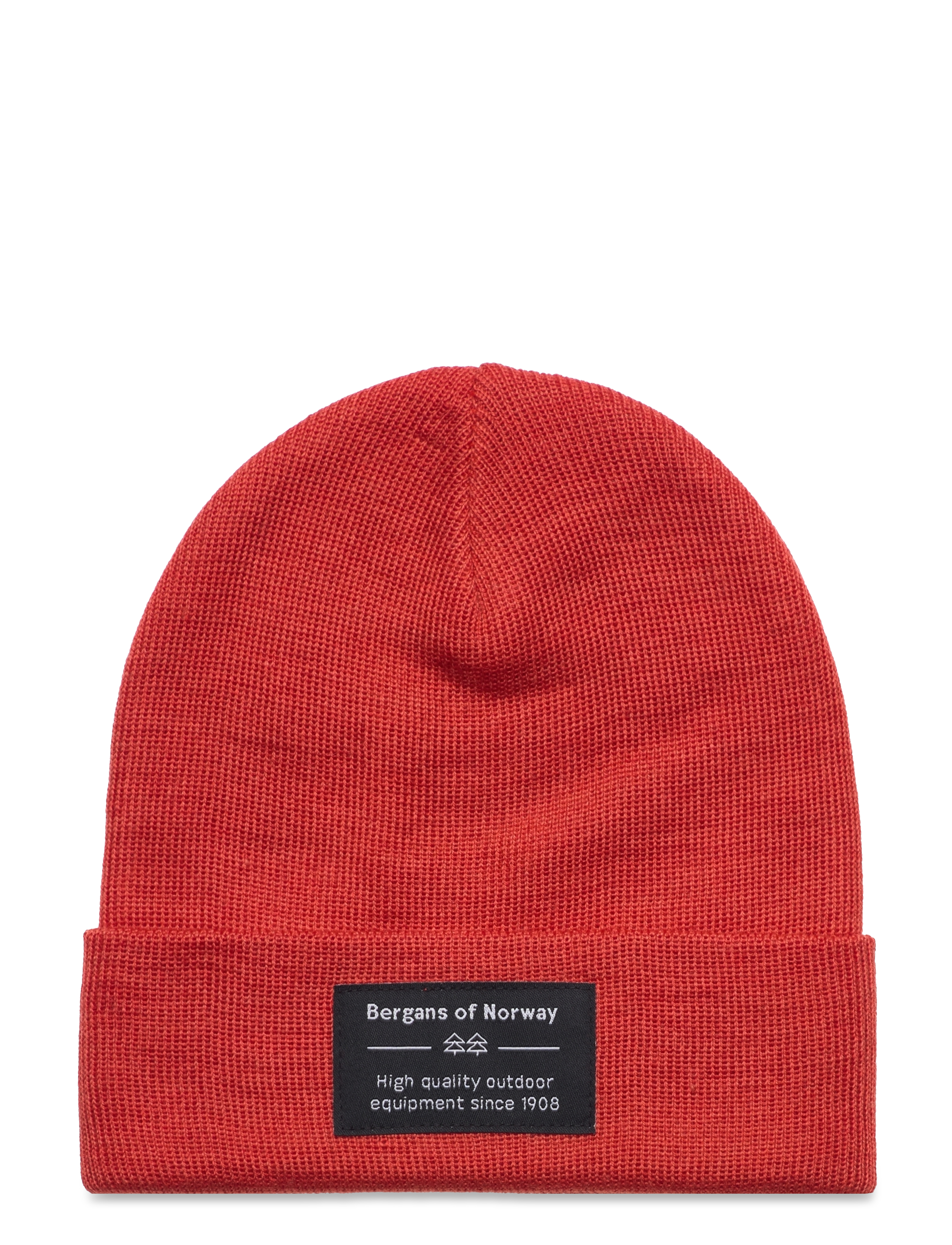 Fine Knit Beanie - BRICK