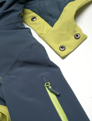 Bergans - Oppdal Insulated Youth Jacket Green Oasis/Orion Blue 128 - skijakker - green oasis/orion blue - 3