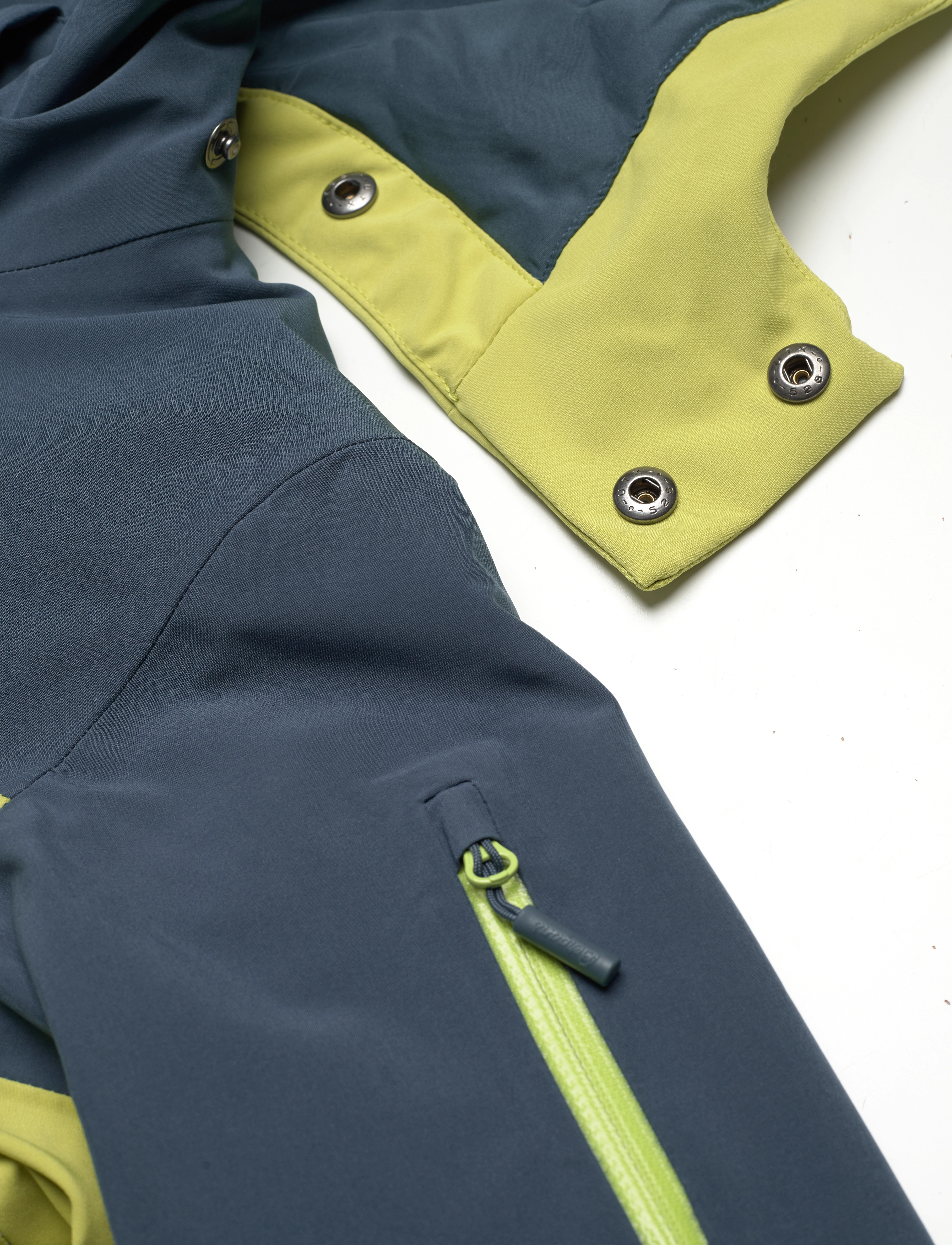 Bergans - Oppdal Insulated Youth Jacket Green Oasis/Orion Blue 128 - green oasis/orion blue - 3