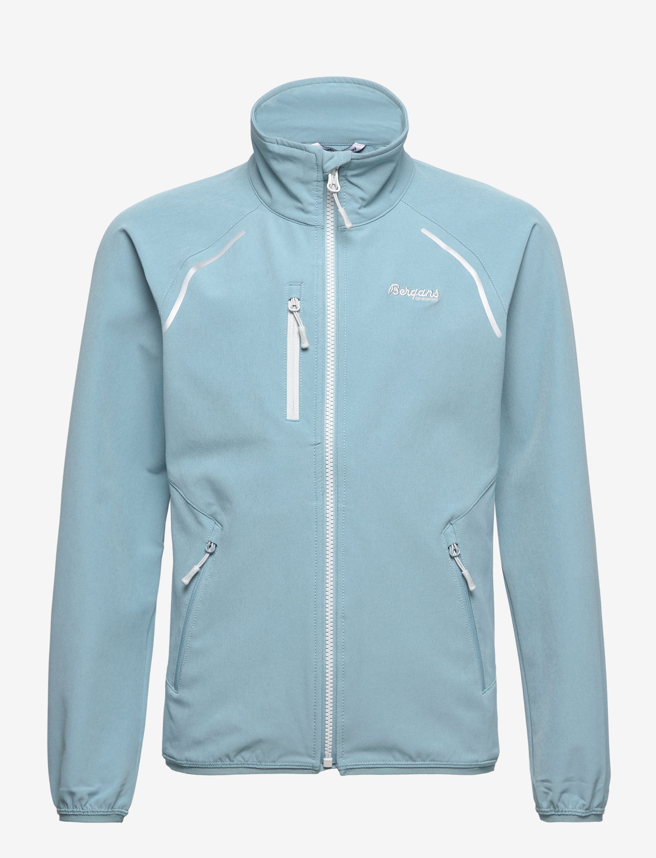 Bergans - Sjoa Light Softshell Youth Jacket Solid Charcoal 128 - smoke blue - 0
