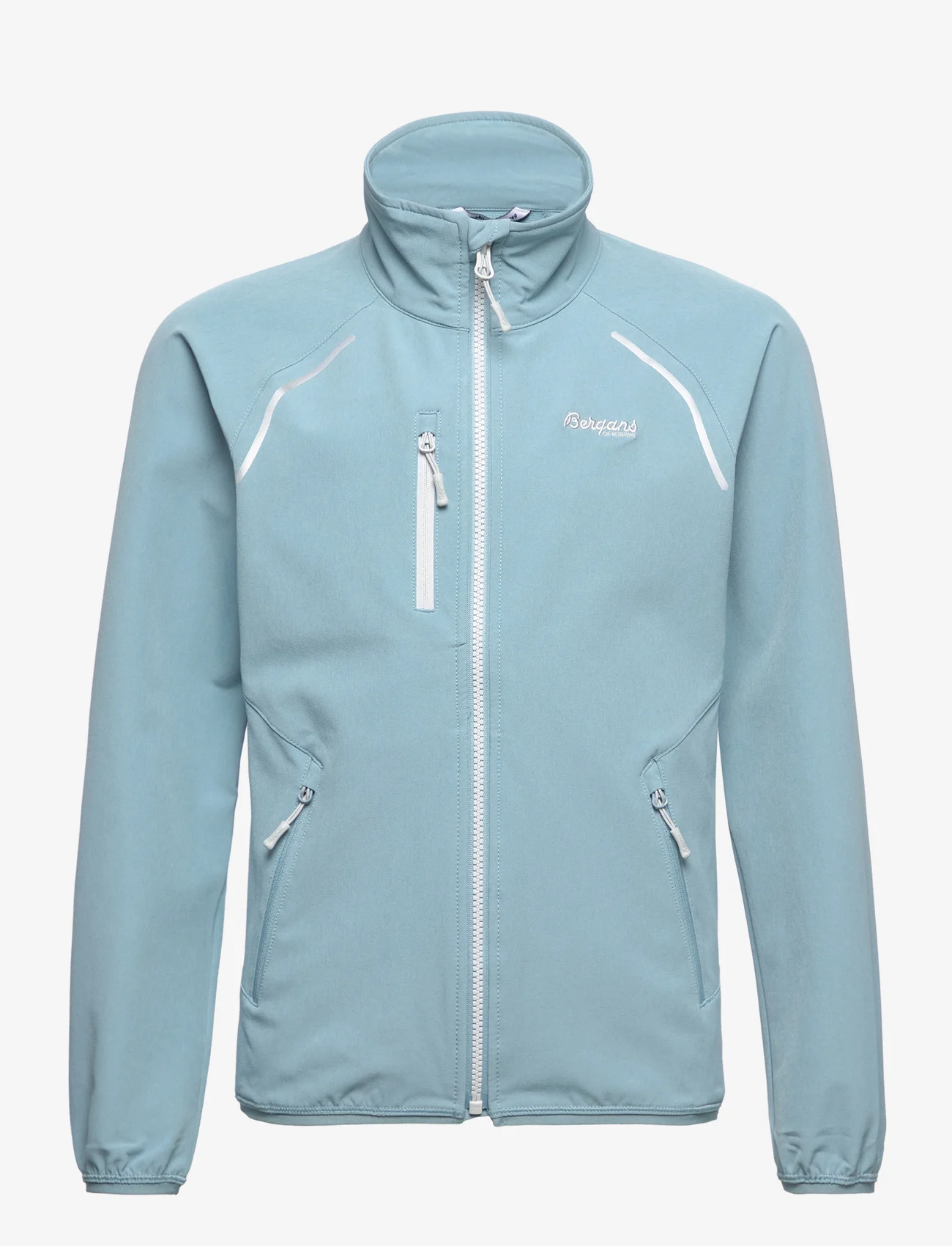 Bergans - Sjoa Light Softshell Youth Jacket Solid Charcoal 128 - softshell jacket - smoke blue - 0