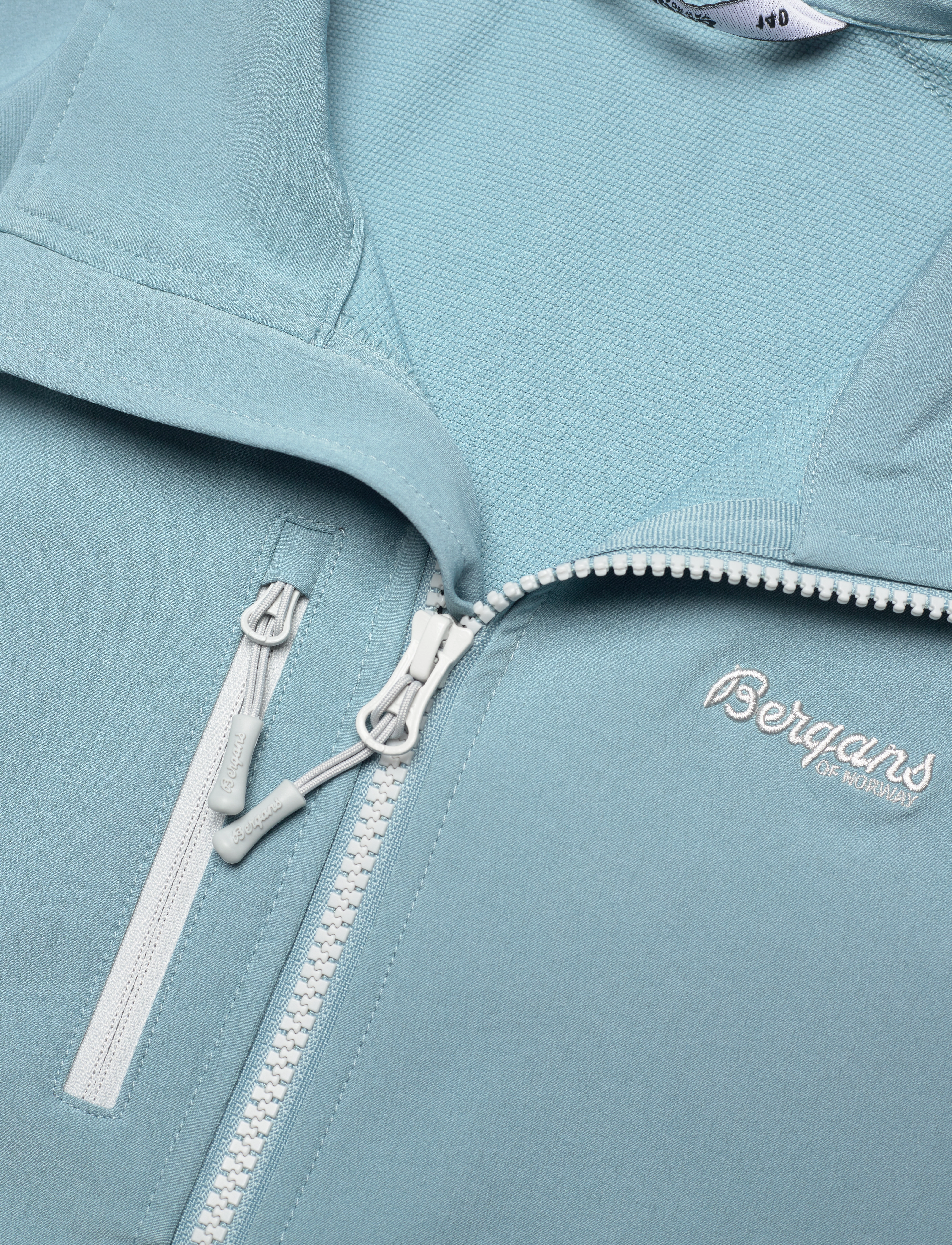 Bergans - Sjoa Light Softshell Youth Jacket Solid Charcoal 128 - smoke blue - 2