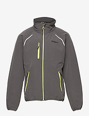 Bergans - Sjoa Light Softshell Youth Jacket Solid Charcoal 128 - softshell-jakker - solid charcoal - 0