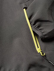 Bergans - Sjoa Light Softshell Youth Jacket Solid Charcoal 128 - softshell jackets - solid charcoal - 3