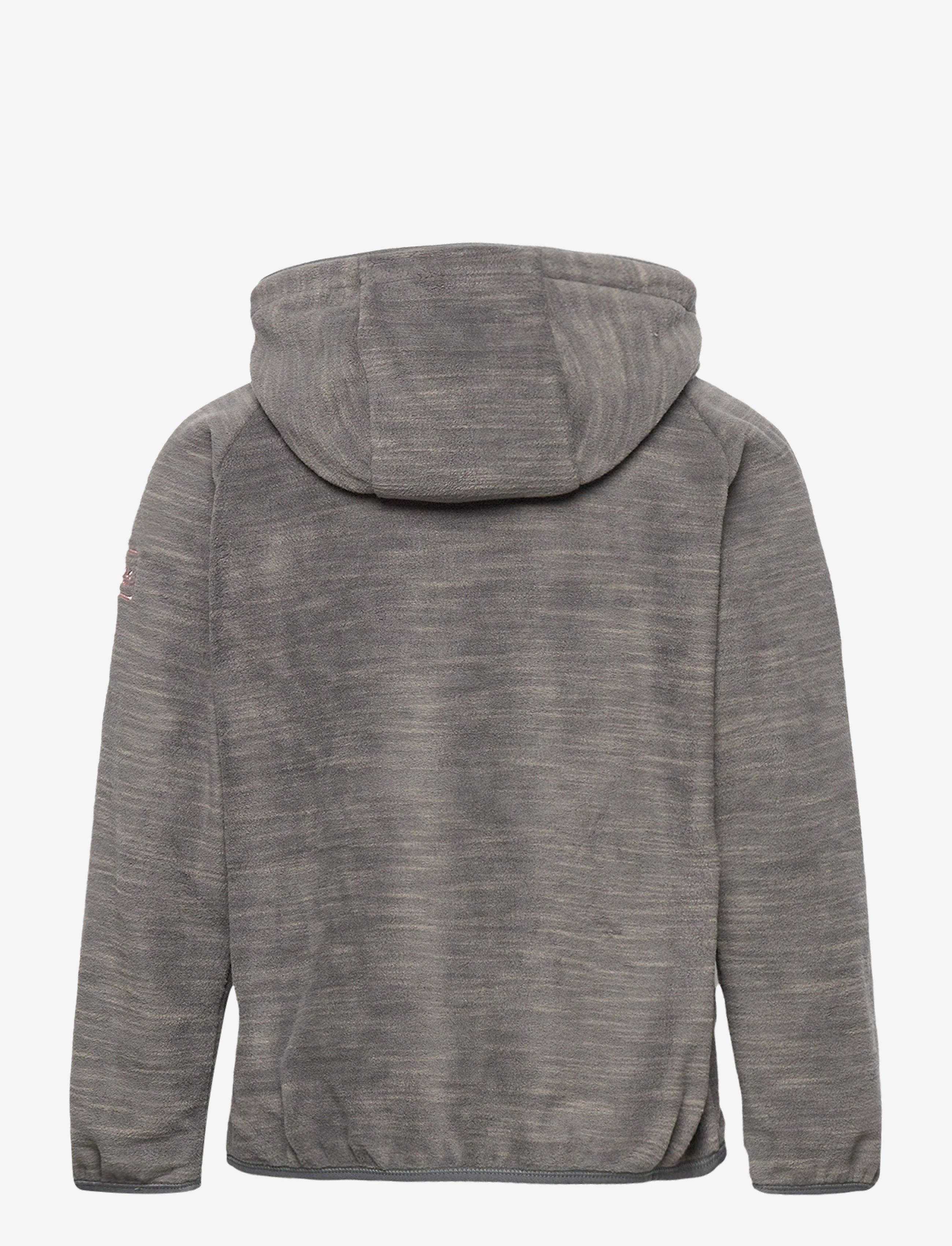 Bergans - Hareid Youth Girl Jkt SolidDkGrey Mel/PastelPink 128 - solid dark grey melange / pastel pink - 1