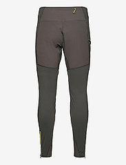 Bergans - Fløyen Outdoor Tights Men - outdoor pants - solid charcoal/green oasis - 1
