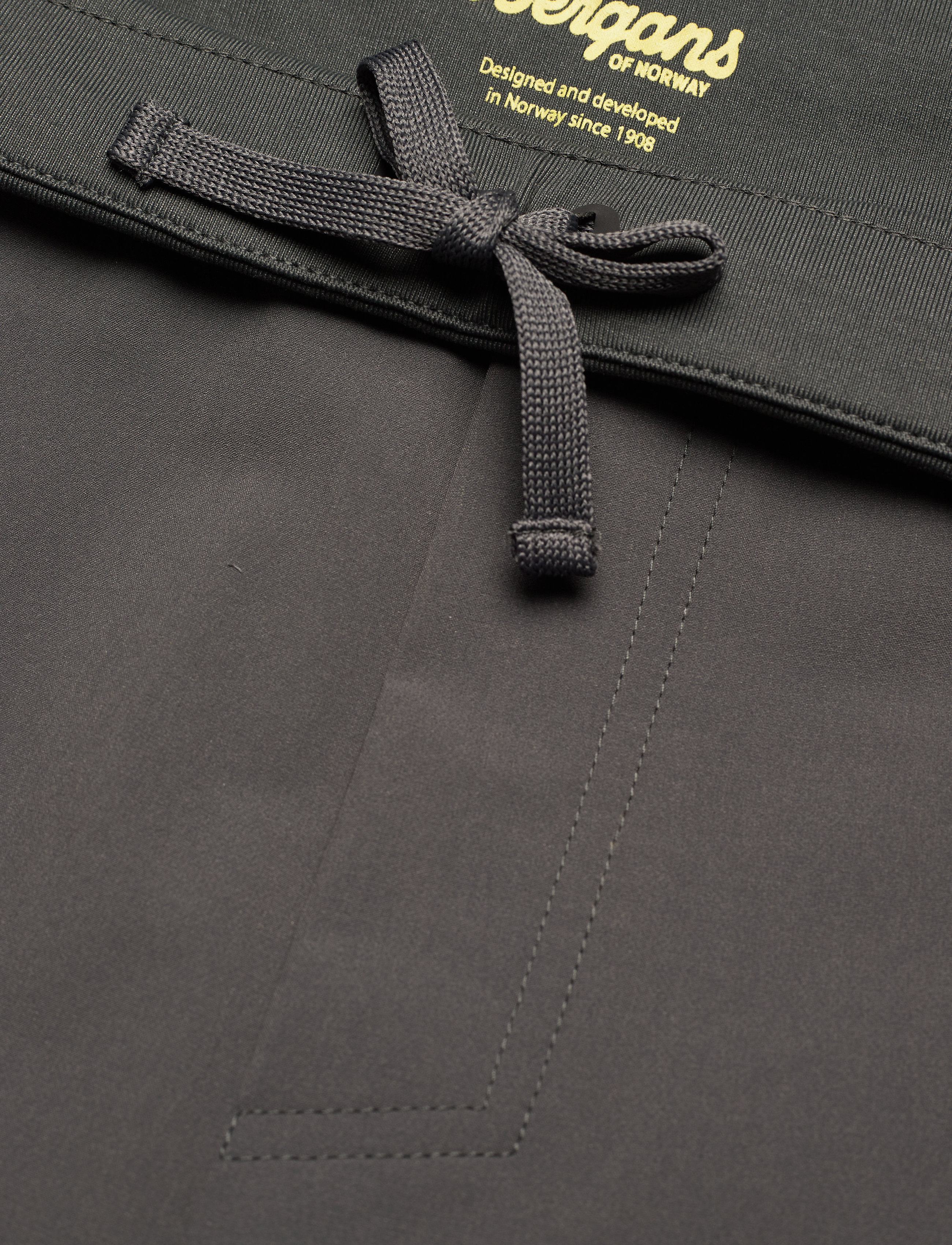 Bergans - Fløyen Outdoor Tights Men - solid charcoal/green oasis - 5