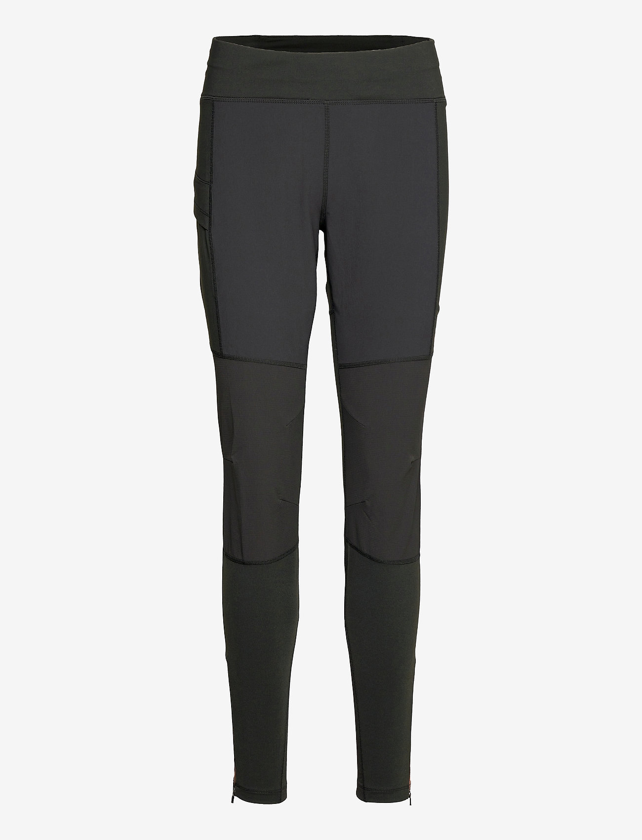 Bergans - Fløyen Outdoor Tights Women - fritidsbukser - solid charcoal/cantaloupe - 0