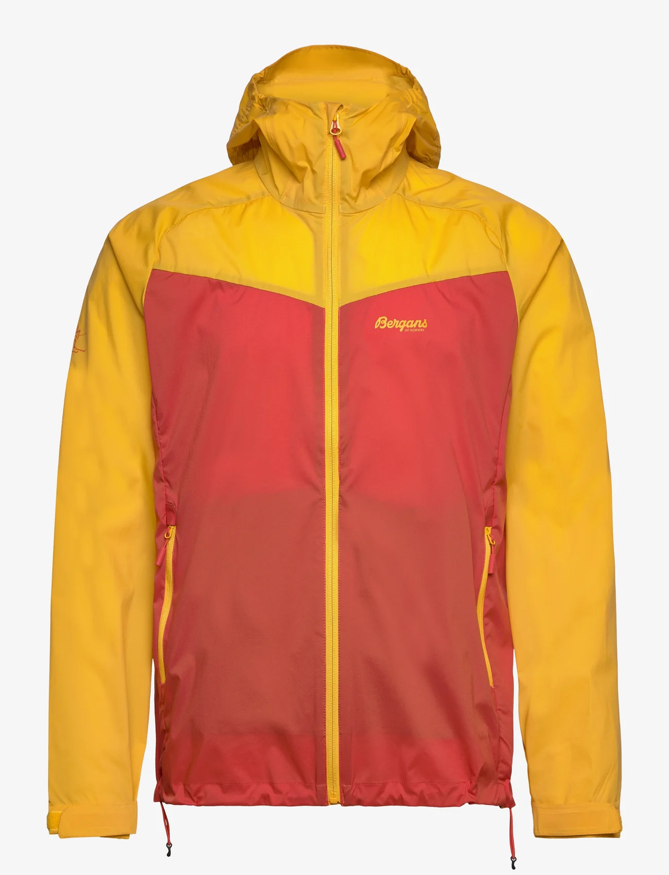 Bergans - Microlight Jacket - virsjakas un lietusjakas - brick/light golden yellow - 0