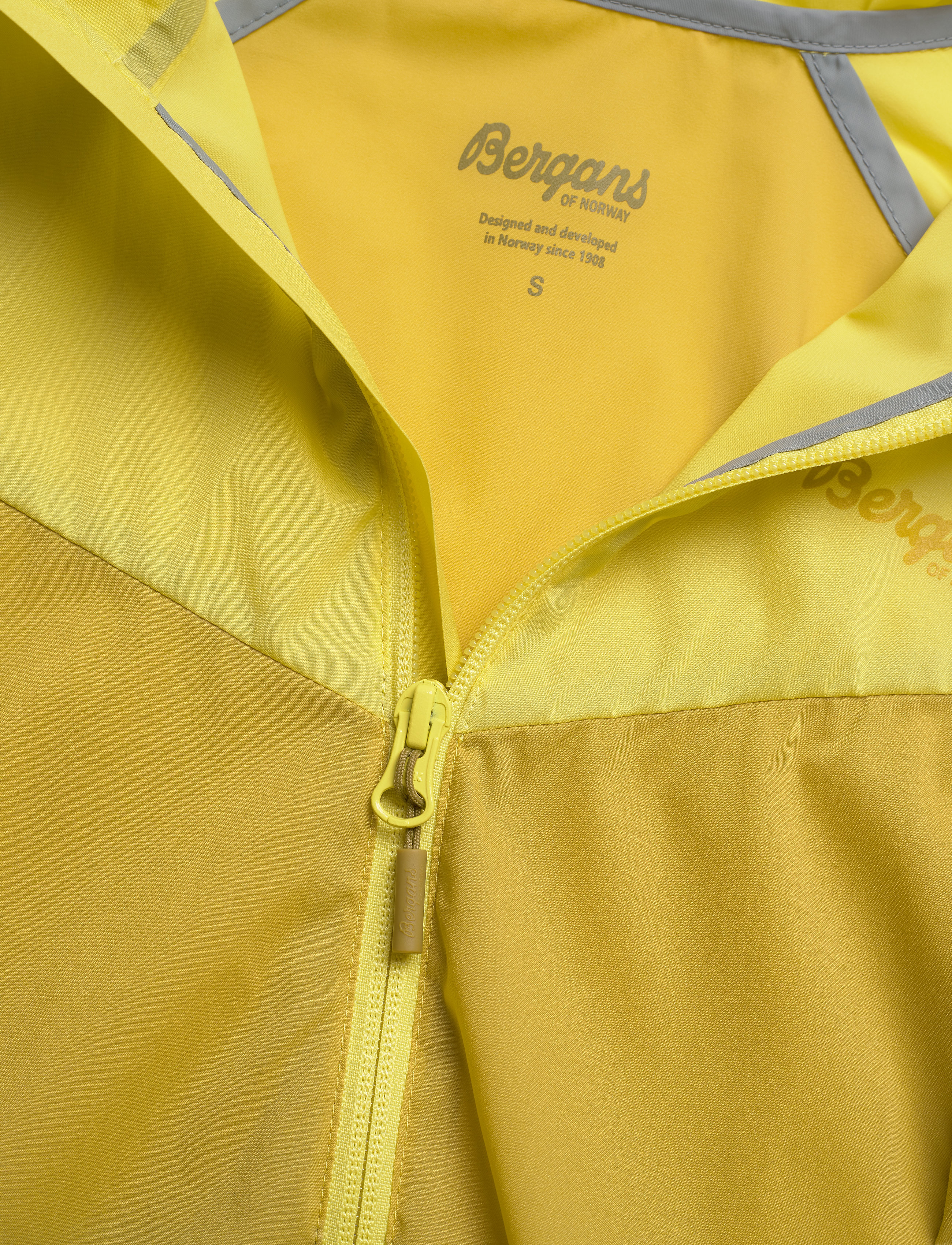 Bergans - Microlight W Jacket Light Olive Green/Pineapple XS - light olive green/pineapple - 2