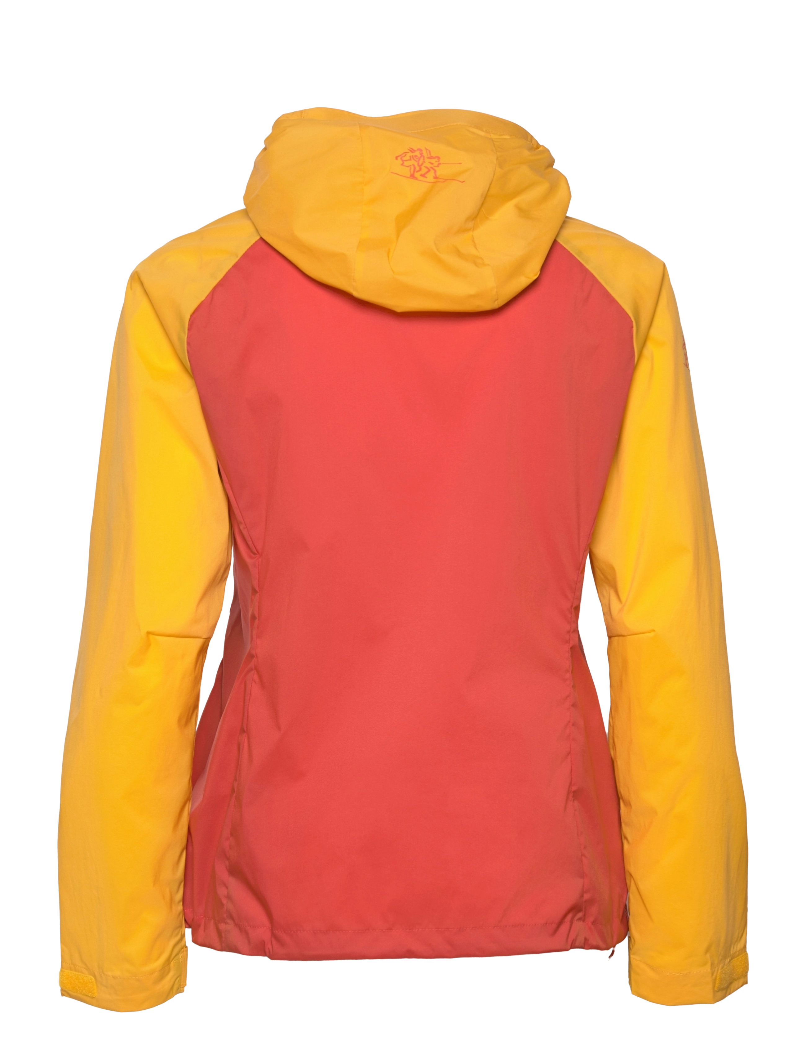 Bergans - Microlight W Jacket Light Olive Green/Pineapple XS - brick/light golden yellow - 1
