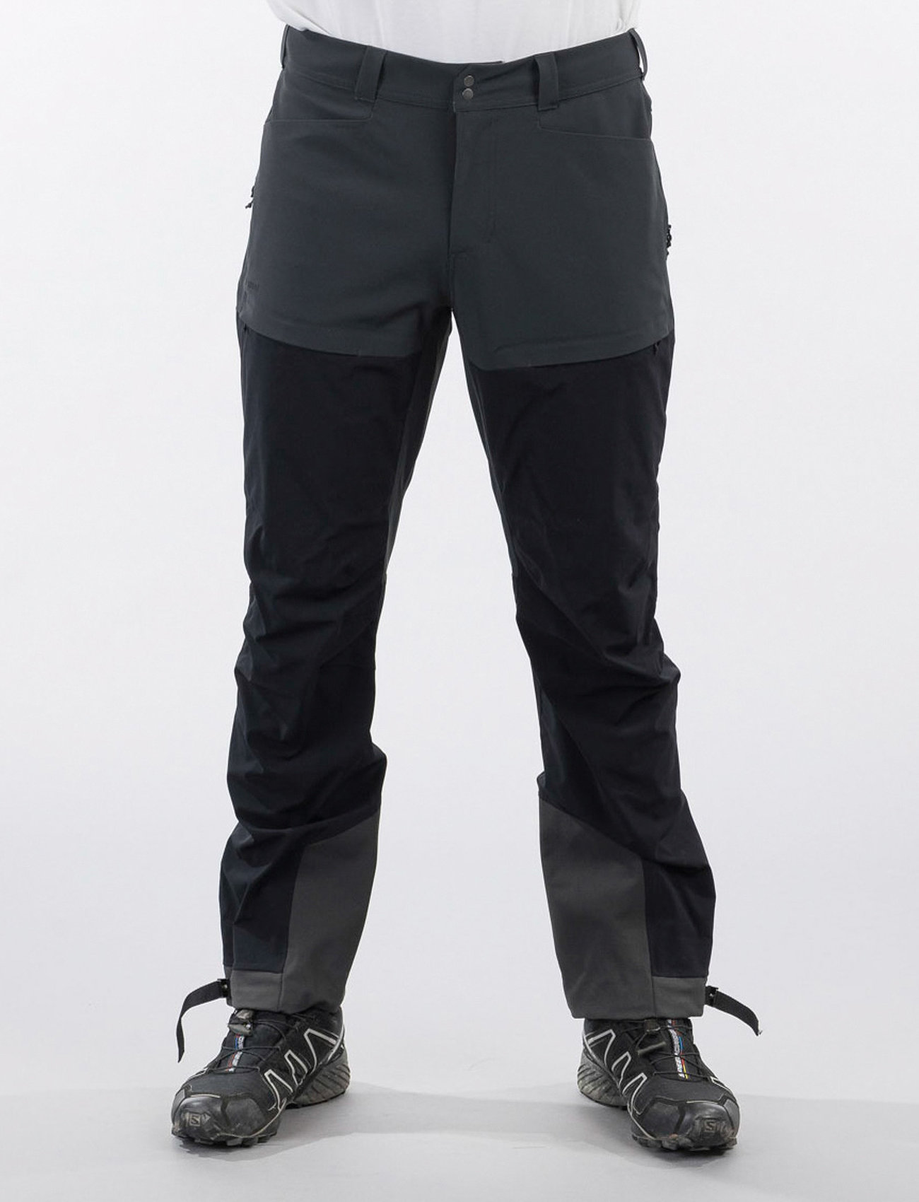 Bergans - Bekkely Hybrid Pants - bikses āra aktivitātēm - black / solid charcoal - 1