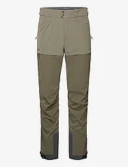 Bergans - Bekkely Hybrid Pants - friluftsbyxor - dark green mud / green mud - 0