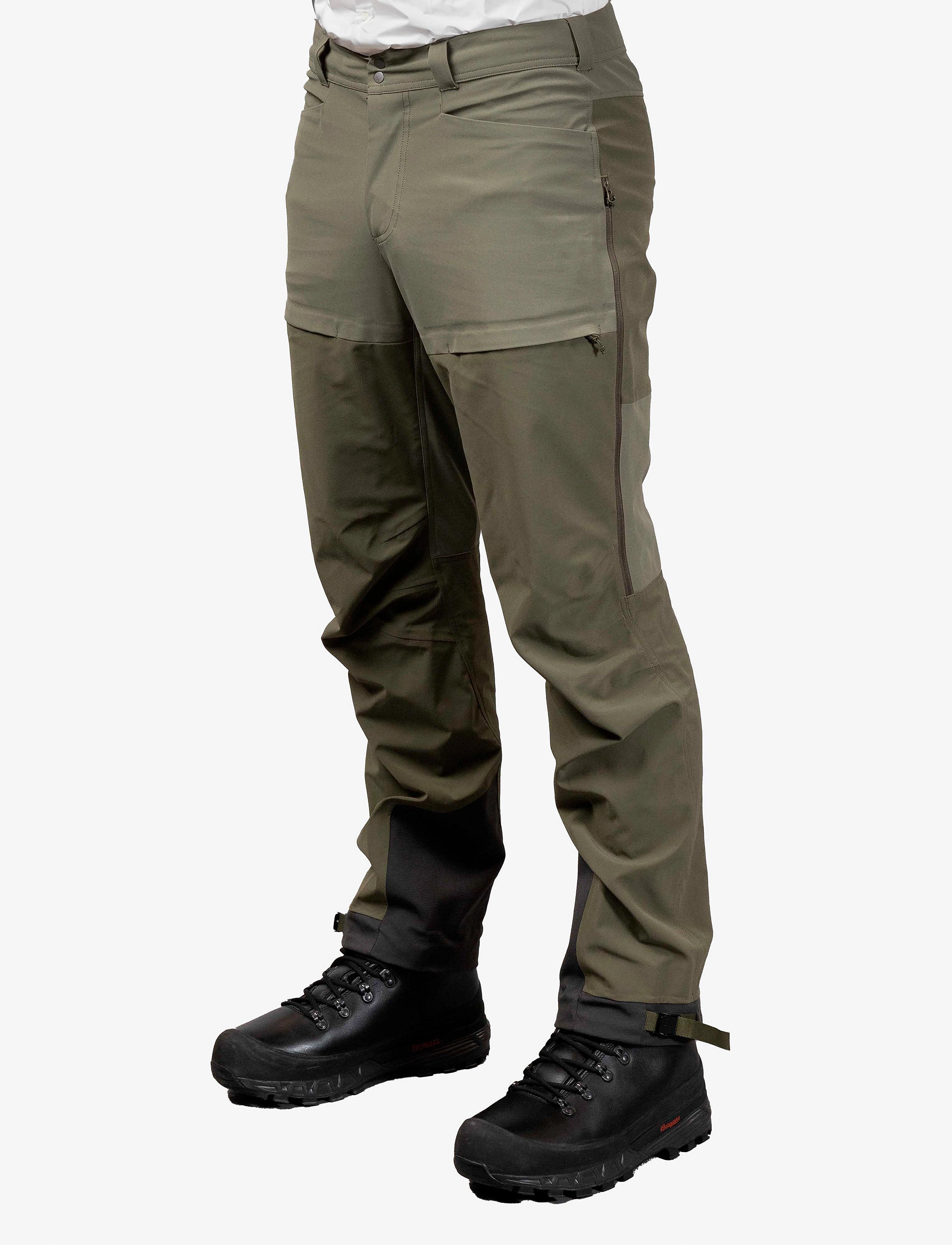 Bergans - Bekkely Hybrid Pnt Dk GreenMud/GreenMud S - dark green mud / green mud - 3