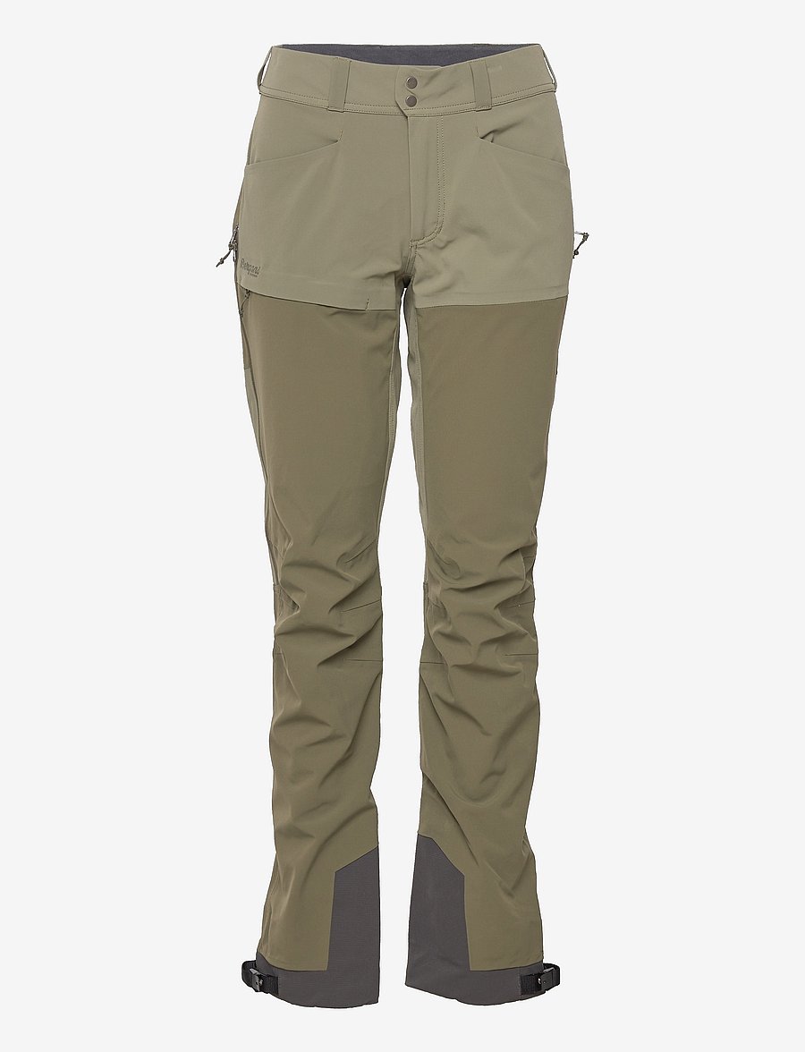 Bergans - Bekkely Hybrid W Pants - dark green mud / green mud - 0