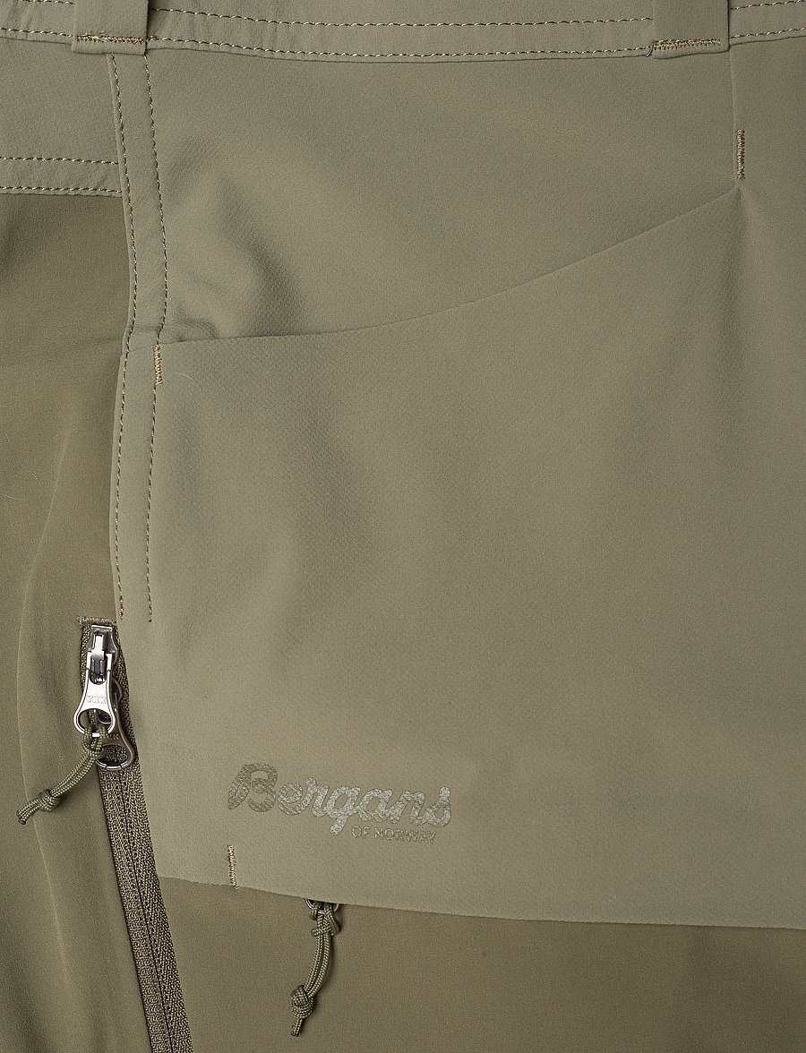 Bergans - Bekkely Hybrid W Pants - dark green mud / green mud - 2