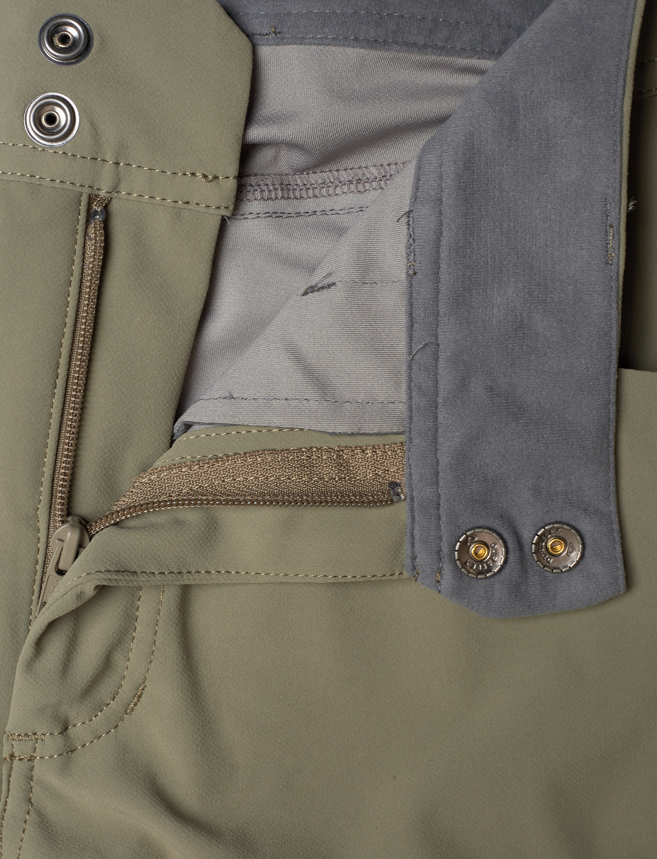 Bergans - Bekkely Hybrid W Pants - dark green mud / green mud - 3