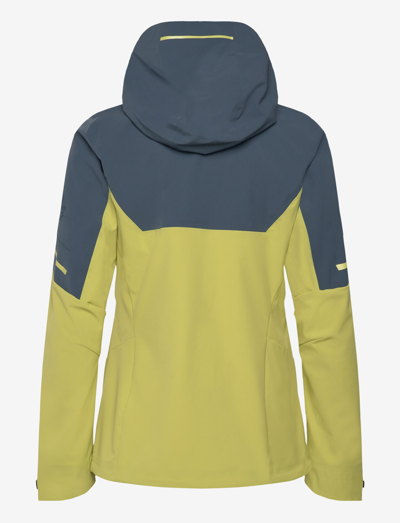 Bergans - Senja Hybrid Softshell W Jacket Green Oasis/Orion Blue XS - friluftsjakker - green oasis/orion blue - 1