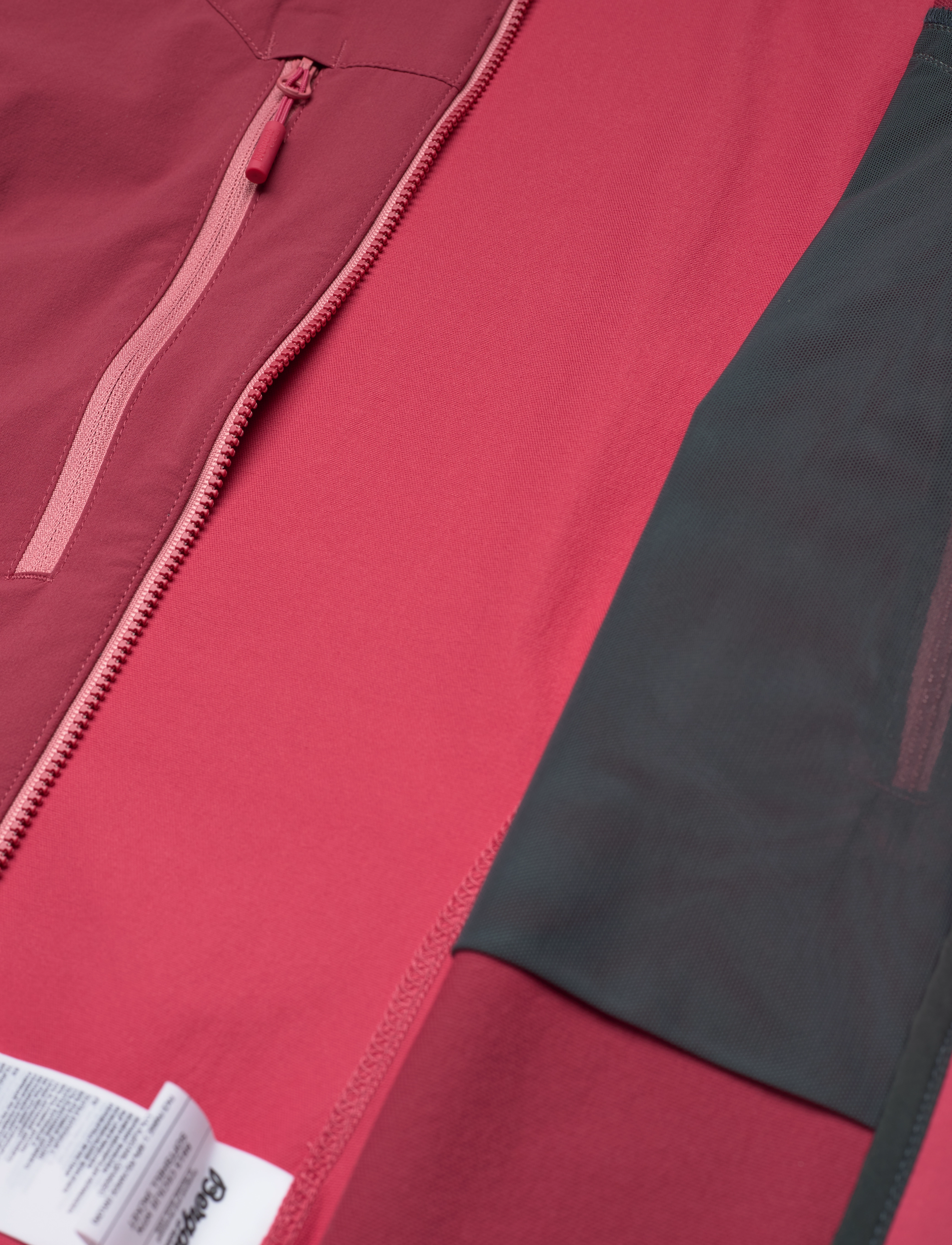 Bergans - Cecilie Mtn Softshell Jacket Dark Creamy Rouge/Creamy Rouge XS - dark creamy rouge/creamy rouge - 3