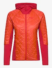 Bergans - Cecilie Light Insulated Hybrid Jacket Energy Red/Red Leaf XL - energy red/red leaf - 0
