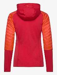 Bergans - Cecilie Light Insulated Hybrid Jacket Energy Red/Red Leaf XL - energy red/red leaf - 1