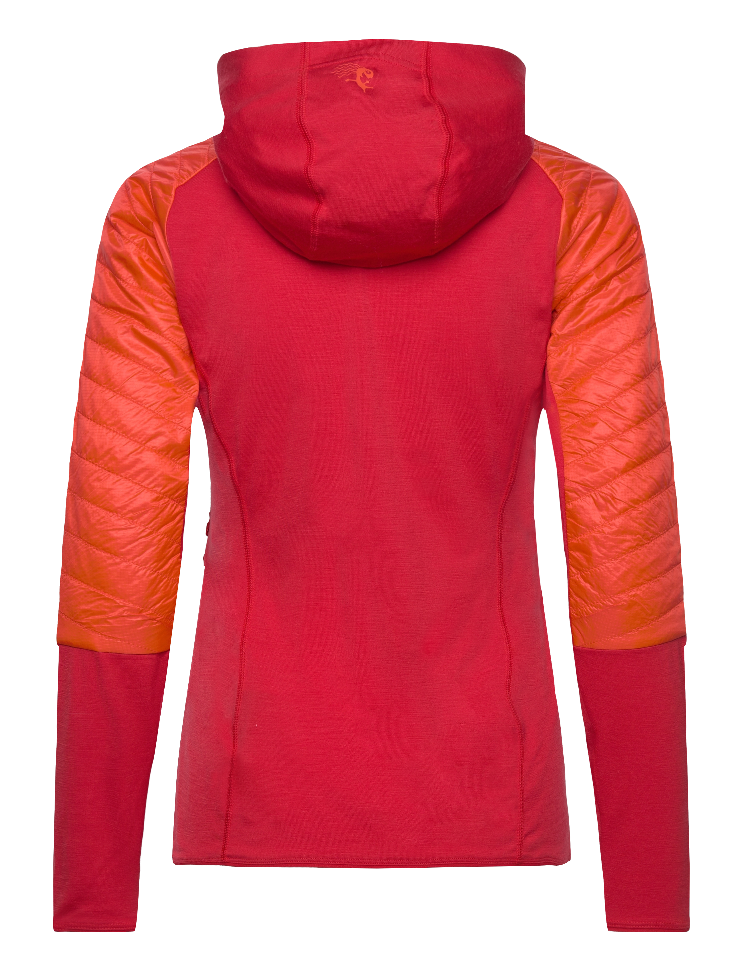 Bergans - Cecilie Light Insulated Hybrid Jacket Energy Red/Red Leaf XL - energy red/red leaf - 1