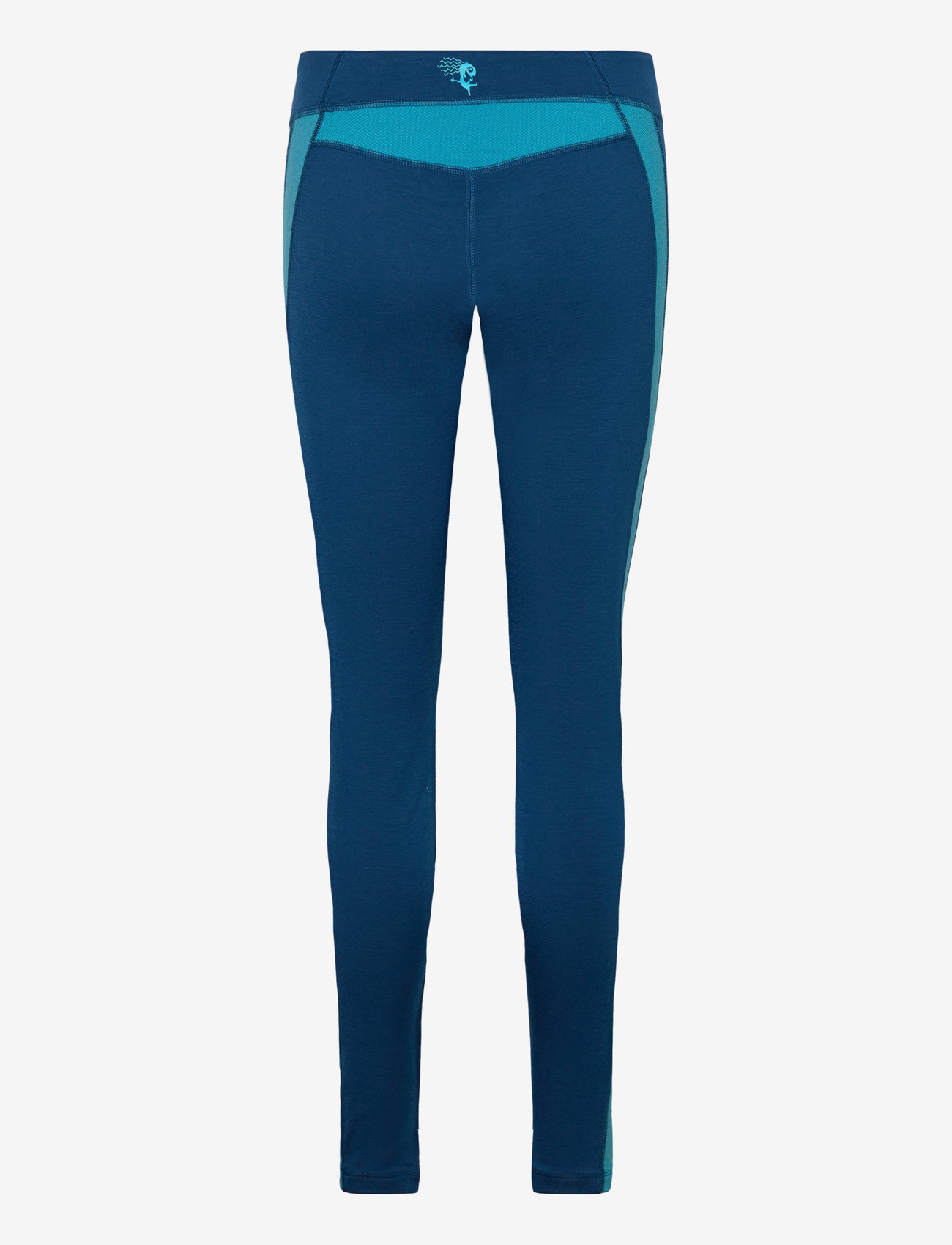 Bergans - Cecilie Wool Tights - deep sea blue/clear ice blue - 1