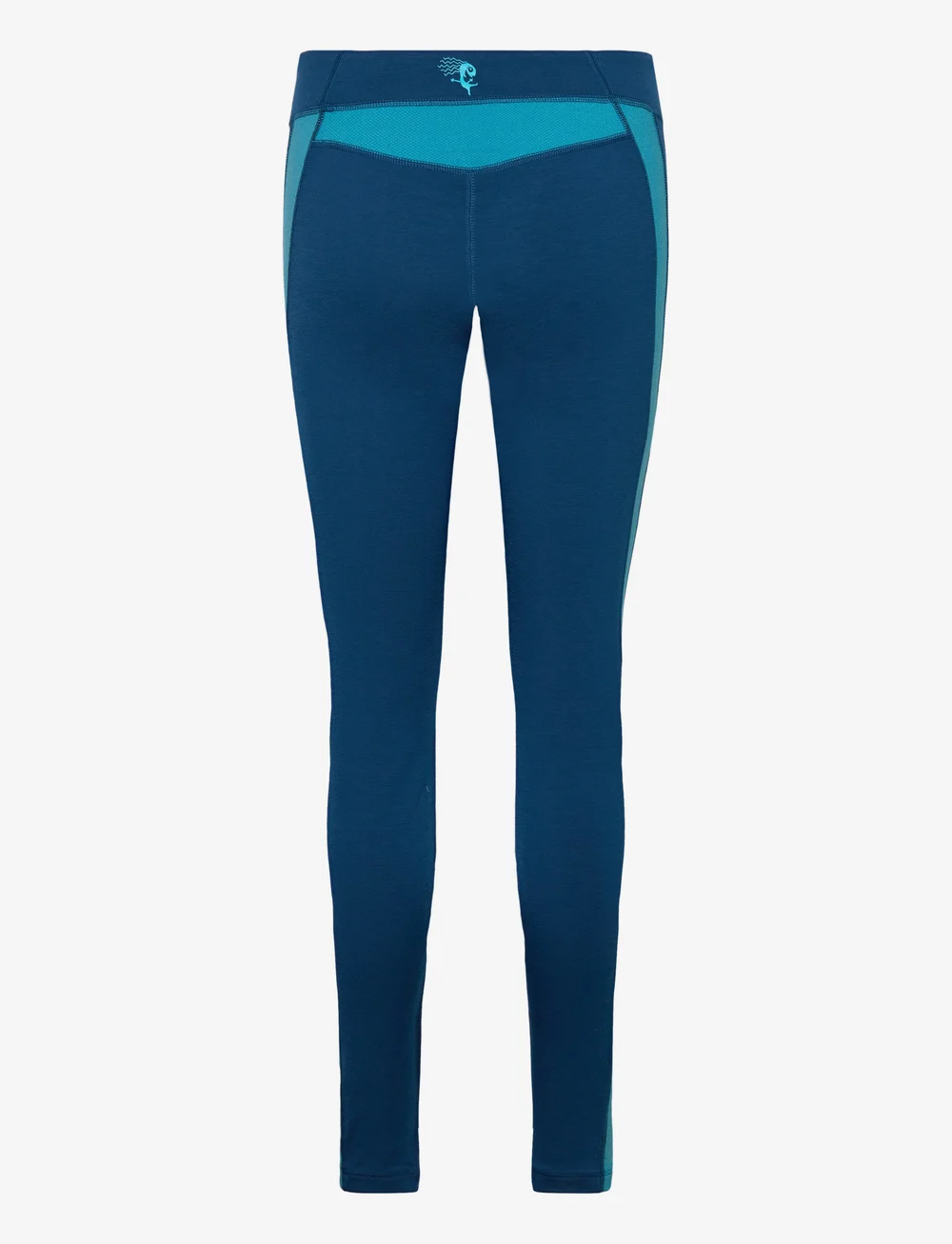 Blue top wool tights
