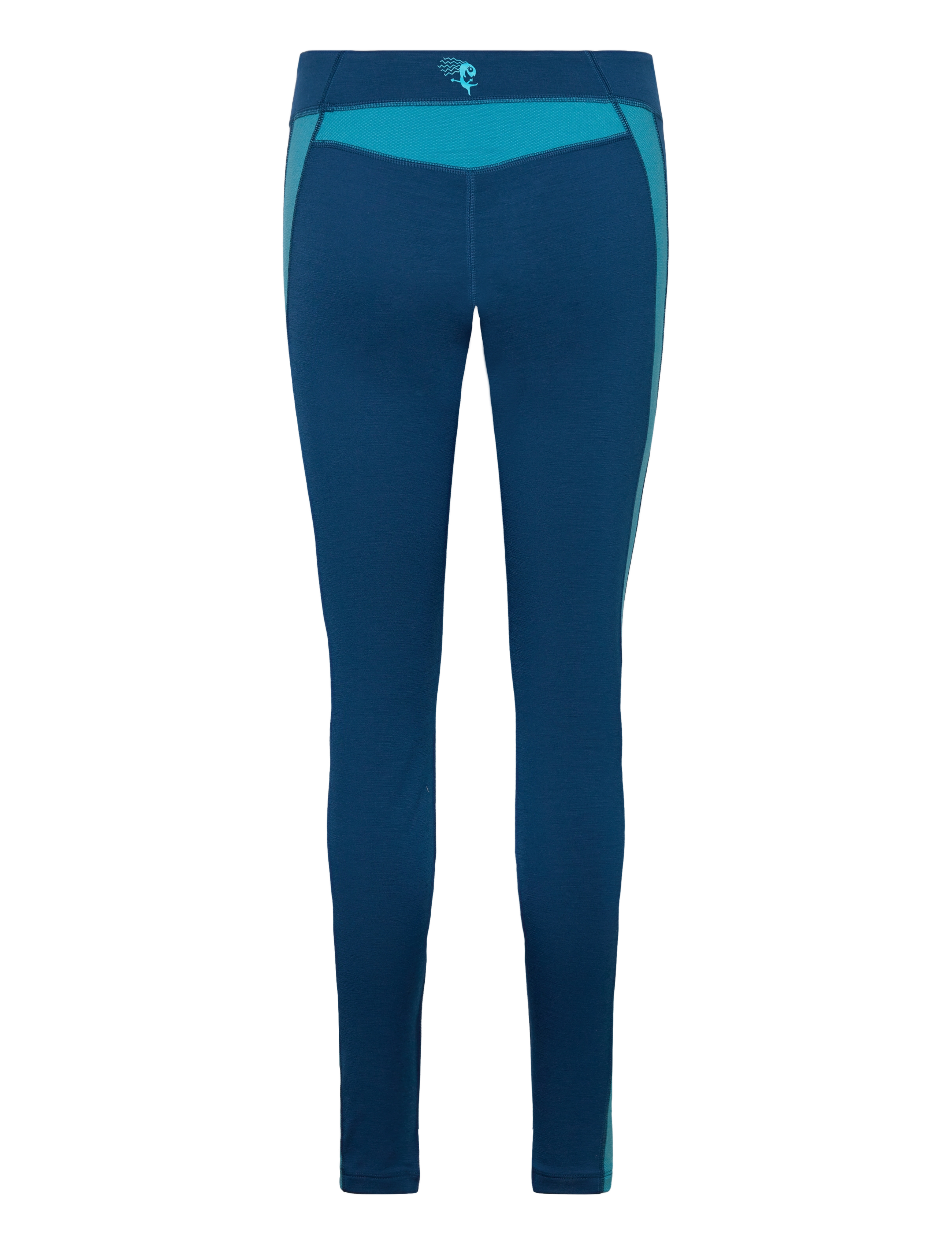 Bergans - Cecilie Wool Tights - deep sea blue/clear ice blue - 1