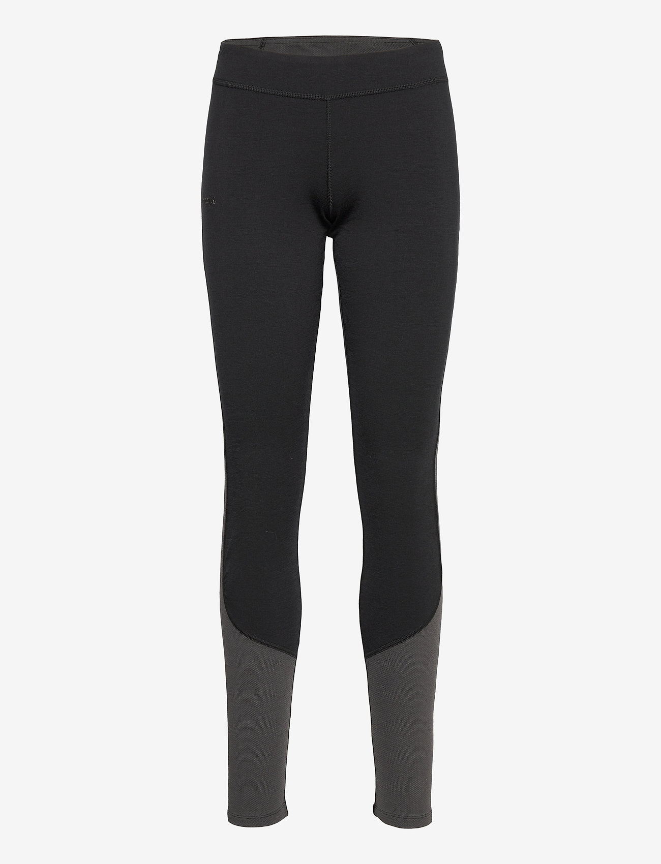 Bergans - Cecilie Wool Tights Deep Sea Blue/Clear Ice Blue XS - black / solid charcoal - 0