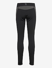 Bergans - Cecilie Wool Tights Deep Sea Blue/Clear Ice Blue XS - black / solid charcoal - 1