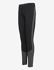 Bergans - Cecilie Wool Tights Deep Sea Blue/Clear Ice Blue XS - black / solid charcoal - 3