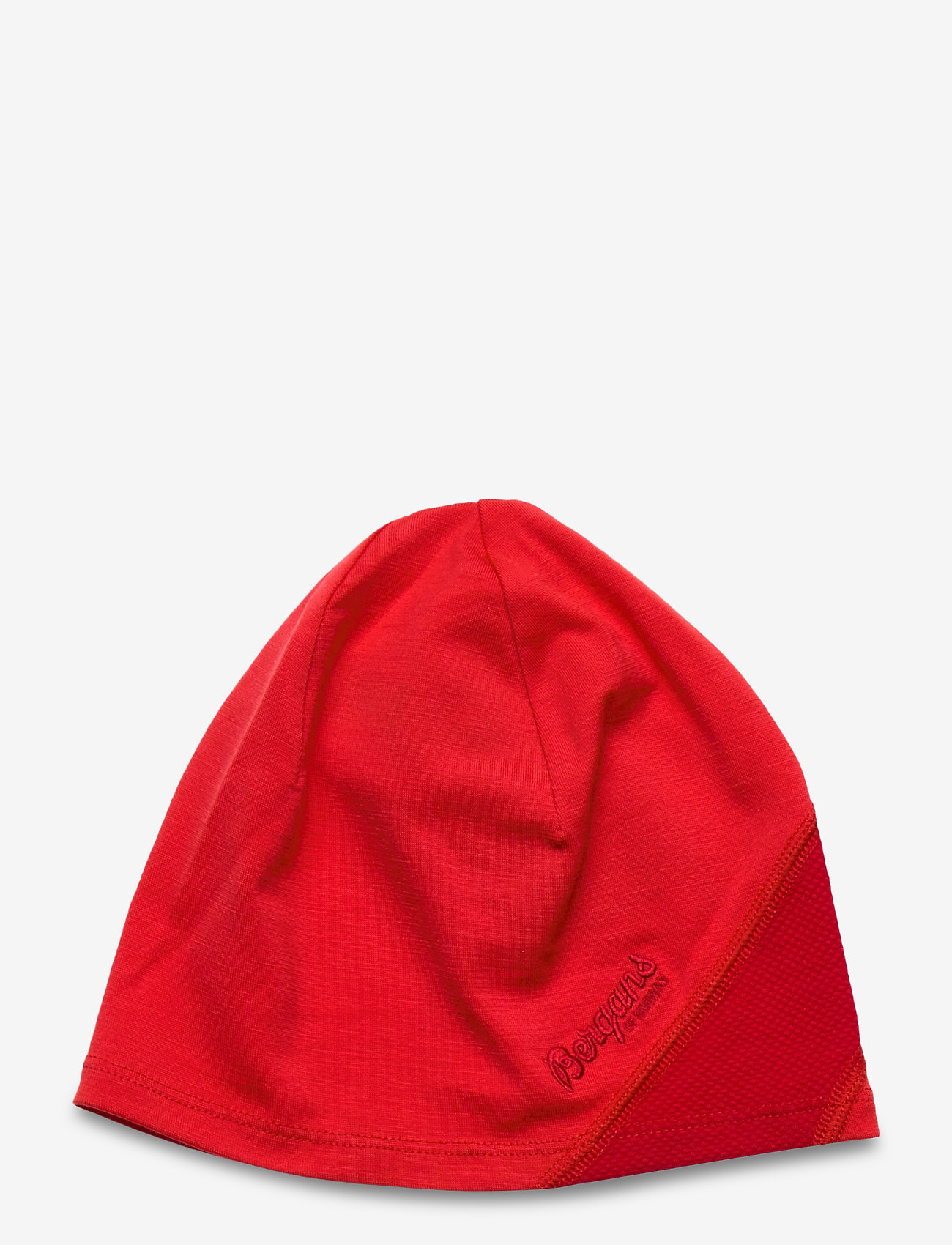 Bergans - Cecilie Light Wool Beanie Orion Blue/Misty Forest 58 - lt dahliared/dahliared - 0