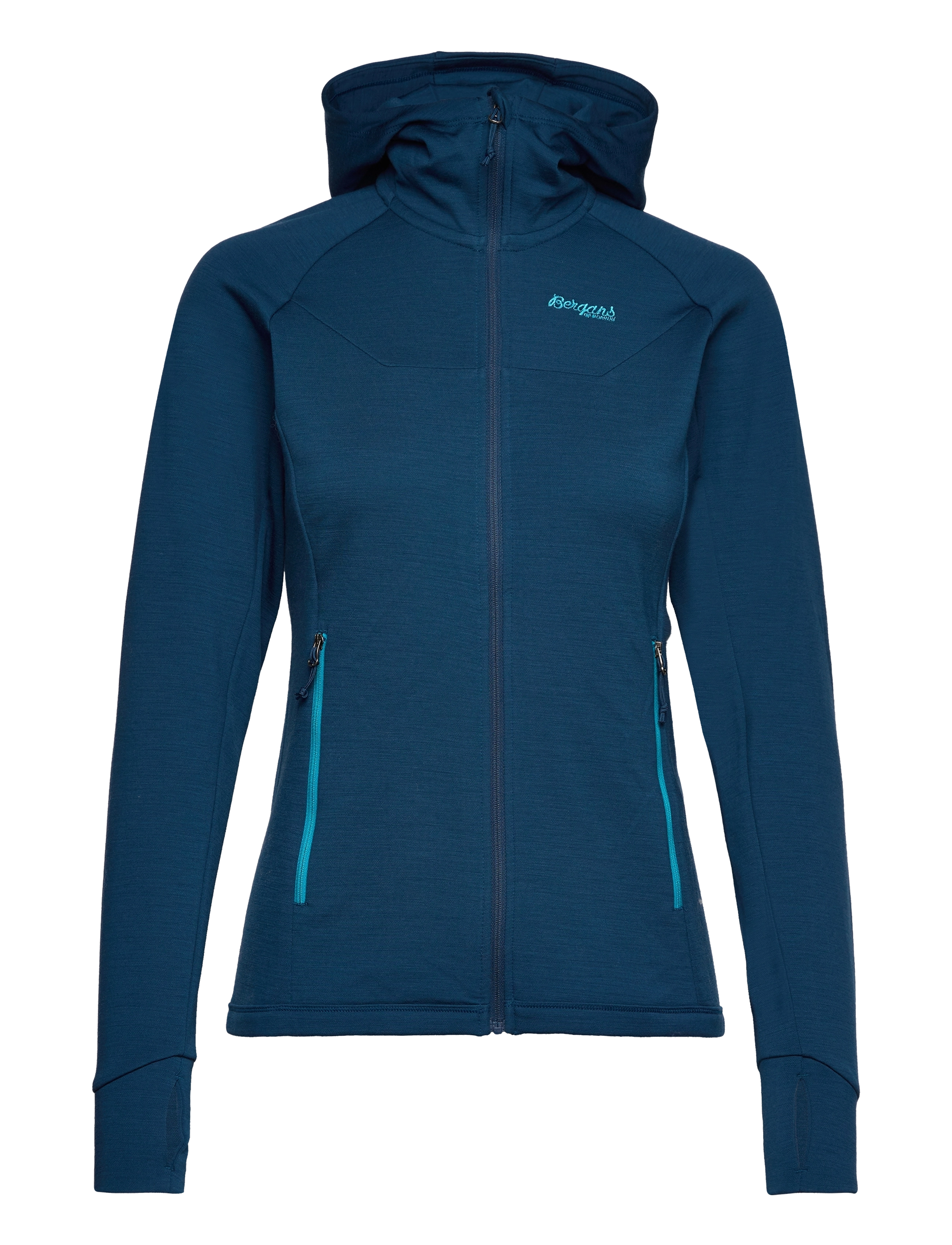 Cecilie Wool Hood Jacket Deep Sea Blue XS - DEEP SEA BLUE