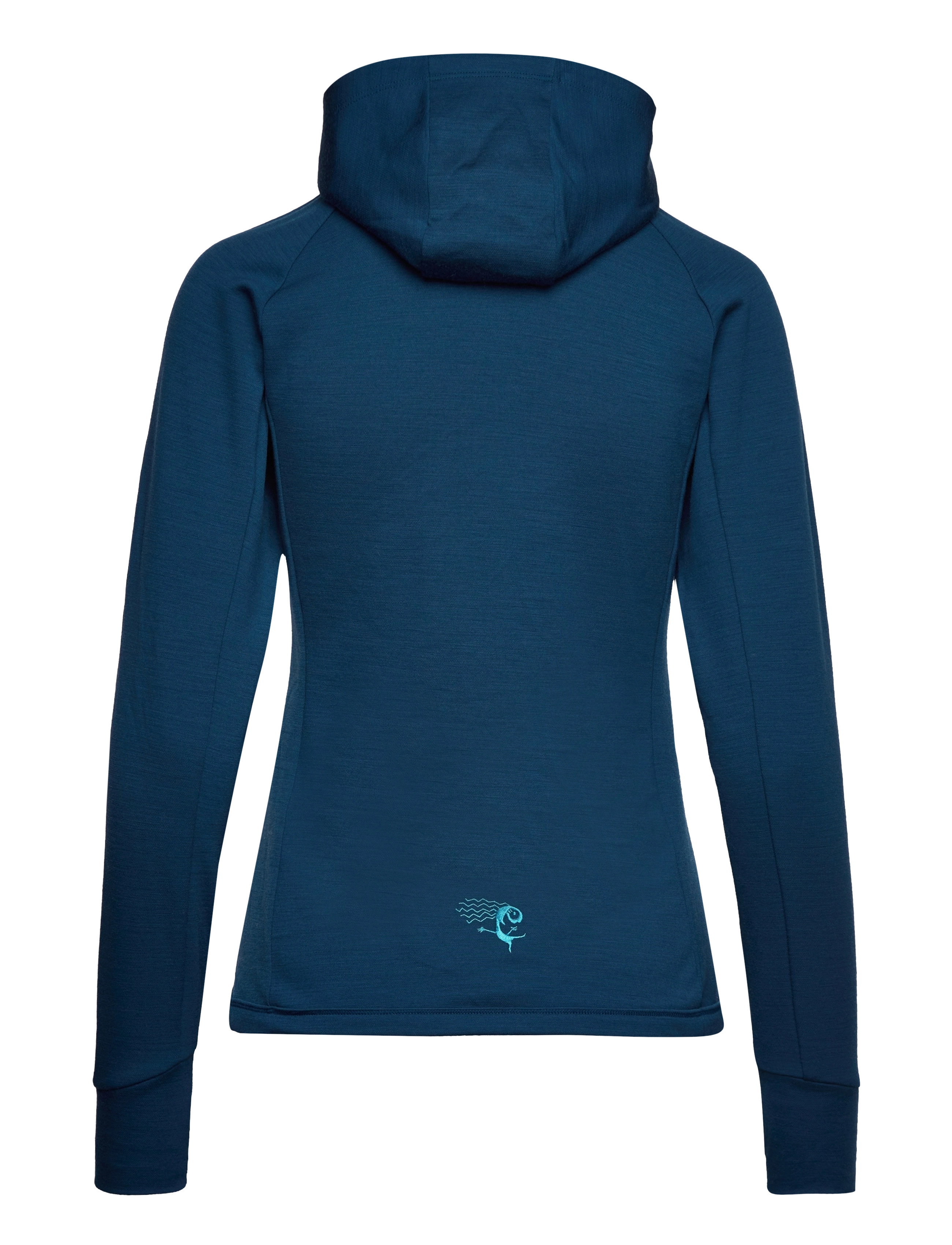Bergans - Cecilie Wool Hood Jacket Deep Sea Blue XS - deep sea blue - 1
