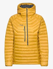 Bergans - Cecilie Down Light Anorak Deep Sea Blue/Clear Ice Blue S - spring jackets - light golden yellow/solid dark grey - 0