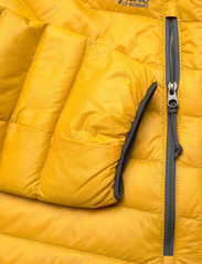 Bergans - Cecilie Down Light Anorak Deep Sea Blue/Clear Ice Blue S - spring jackets - light golden yellow/solid dark grey - 3