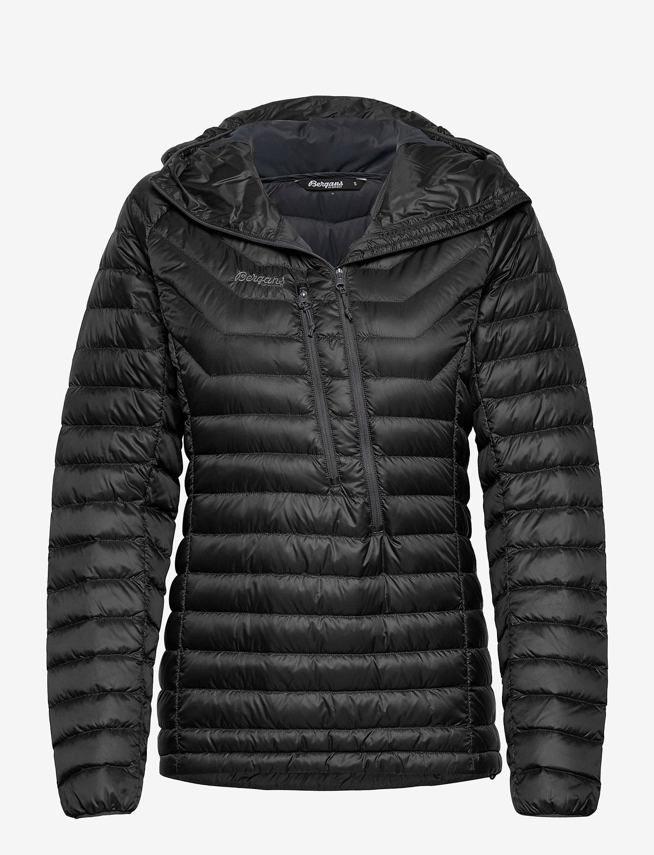 Bergans - Cecilie Down Light Anorak Light Golden Yellow/Solid Dark Grey XS - solid charcoal / solid dark grey - 0