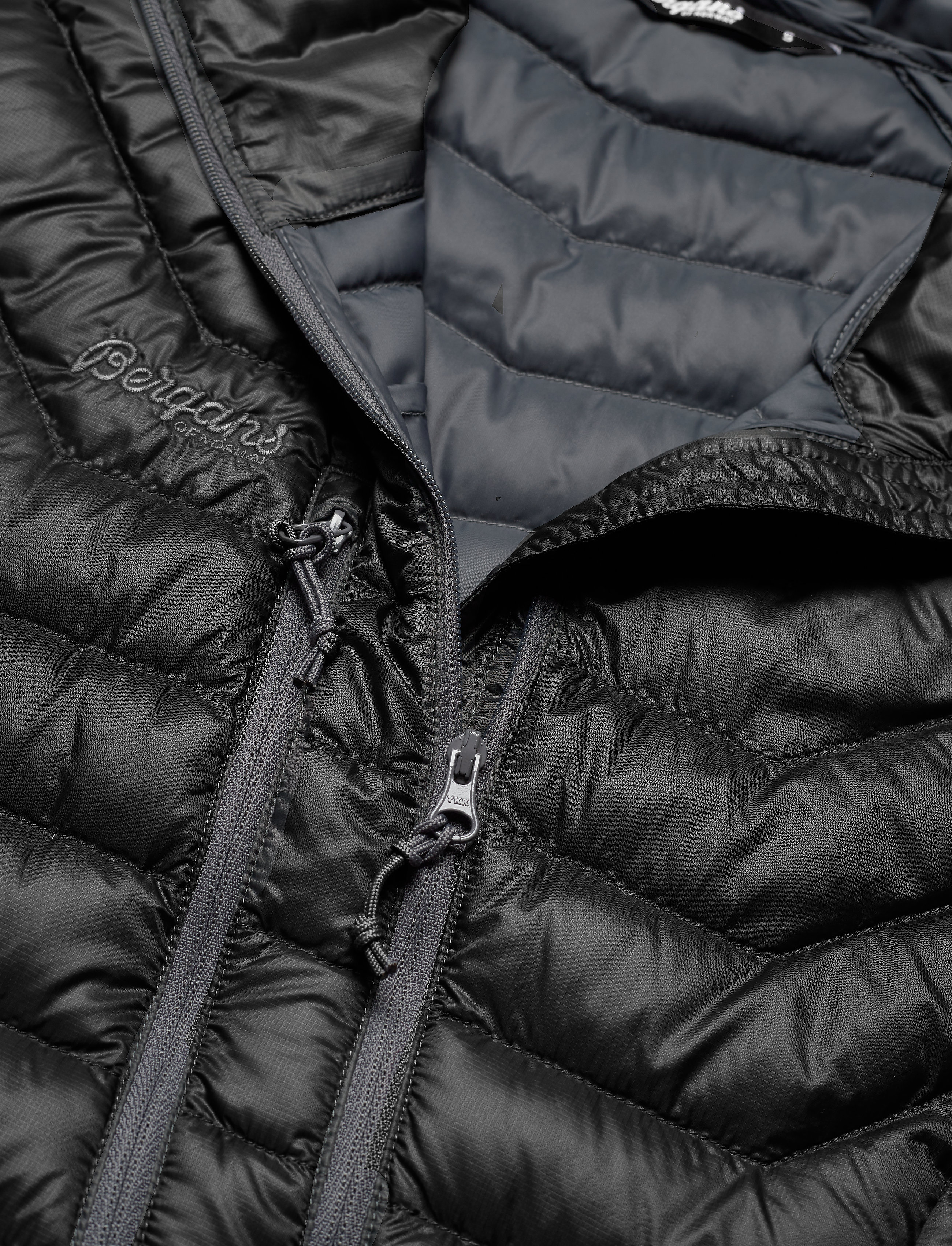 Bergans - Cecilie Down Light Anorak Light Golden Yellow/Solid Dark Grey XS - solid charcoal / solid dark grey - 3