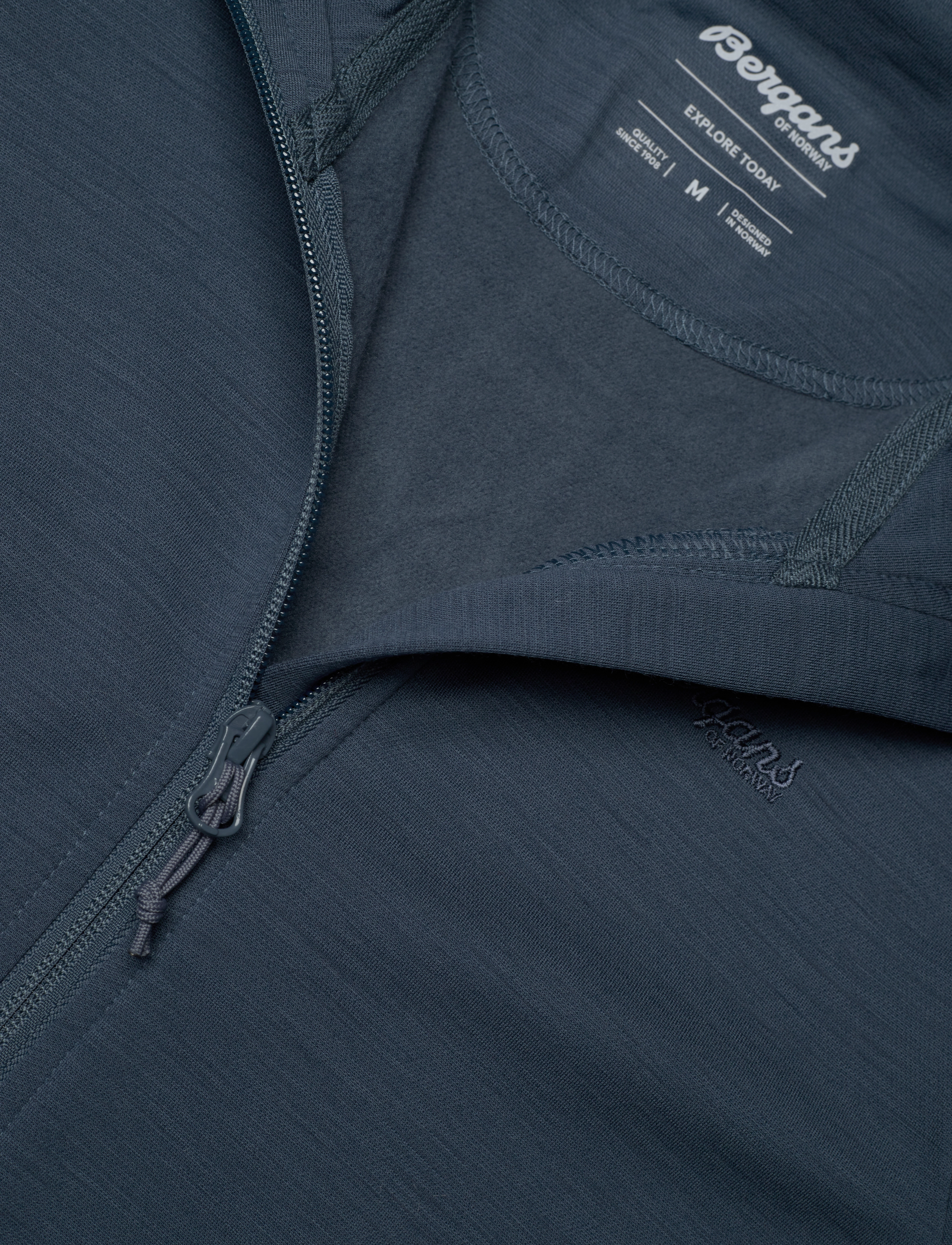 Bergans - Ulstein Wool Hood Jacket - orion blue - 2