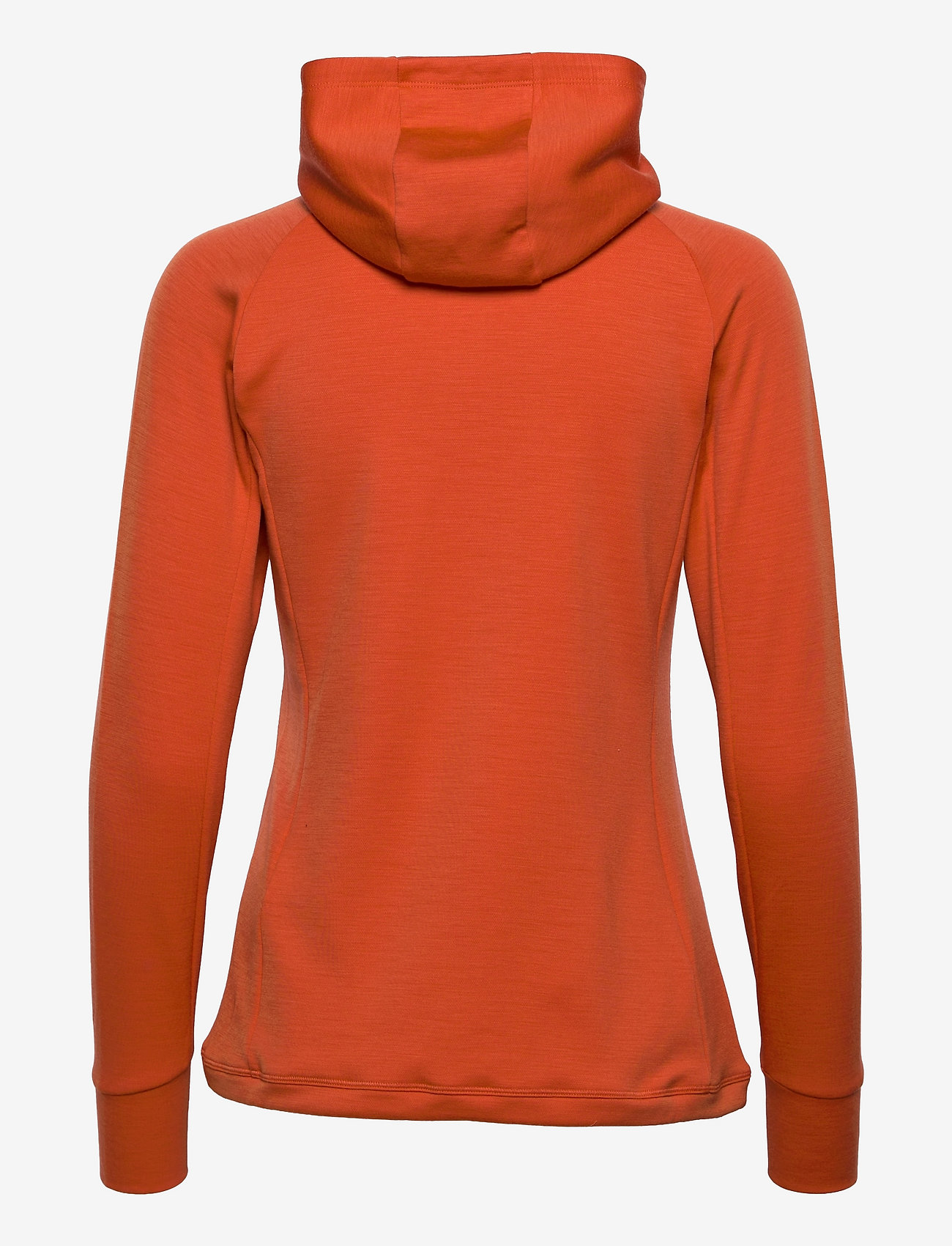 Bergans - Ulstein Wool Hood W Jacket Aluminium XS - brick - 1