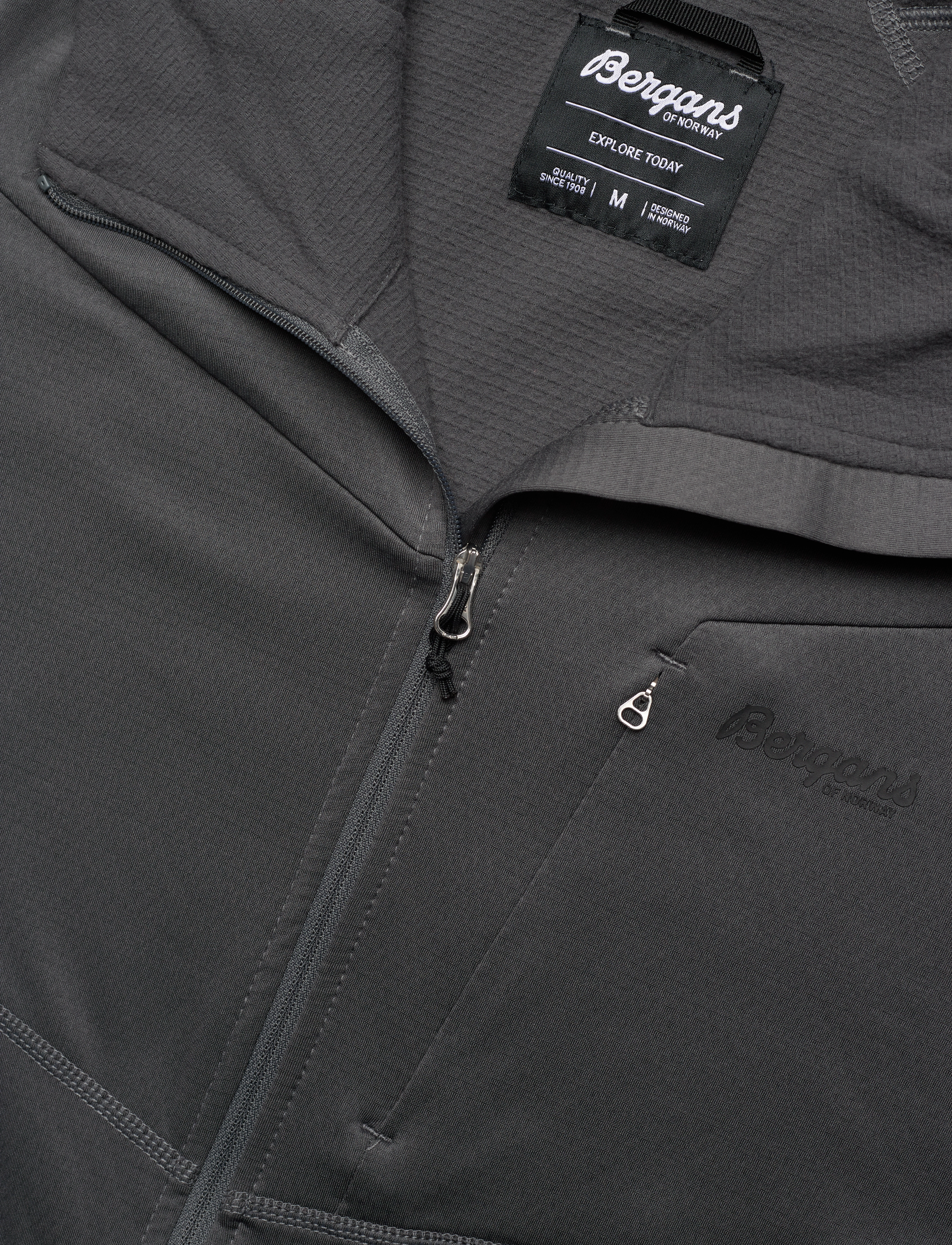 Bergans - Skaland Hood Jacket Solid Dark Grey S - solid dark grey - 2