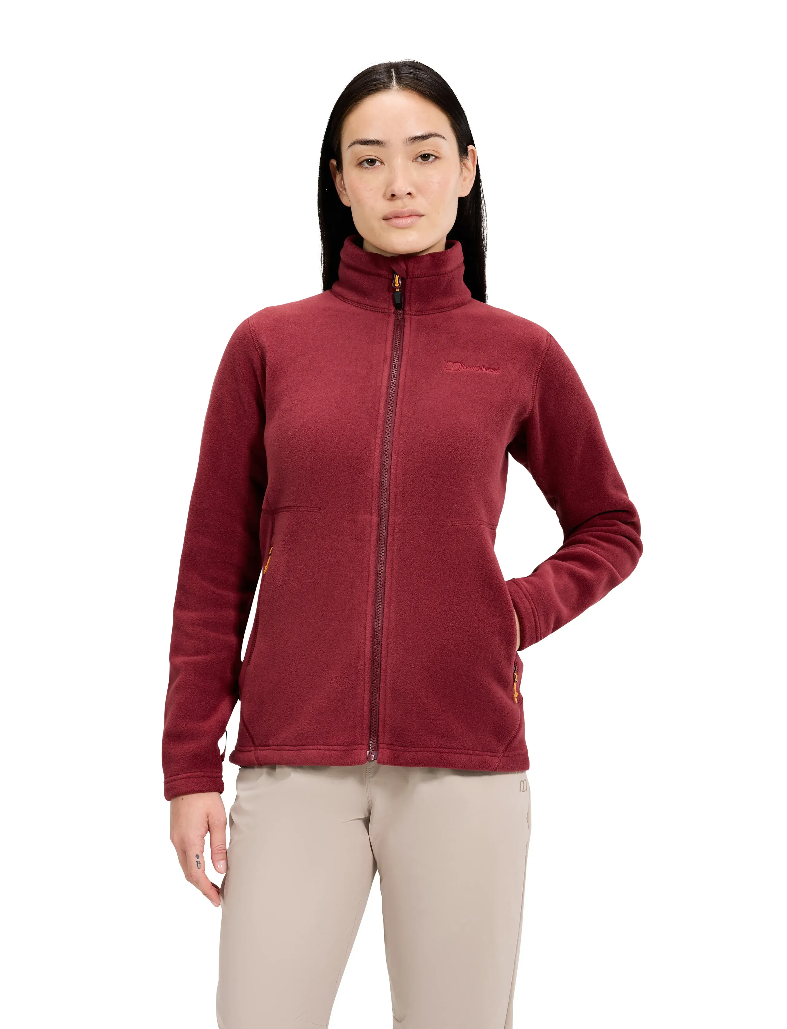 Berghaus Bg W Prism Pt Ia Jkt, Kvinder, Fleecejakke, Rød, Str: M