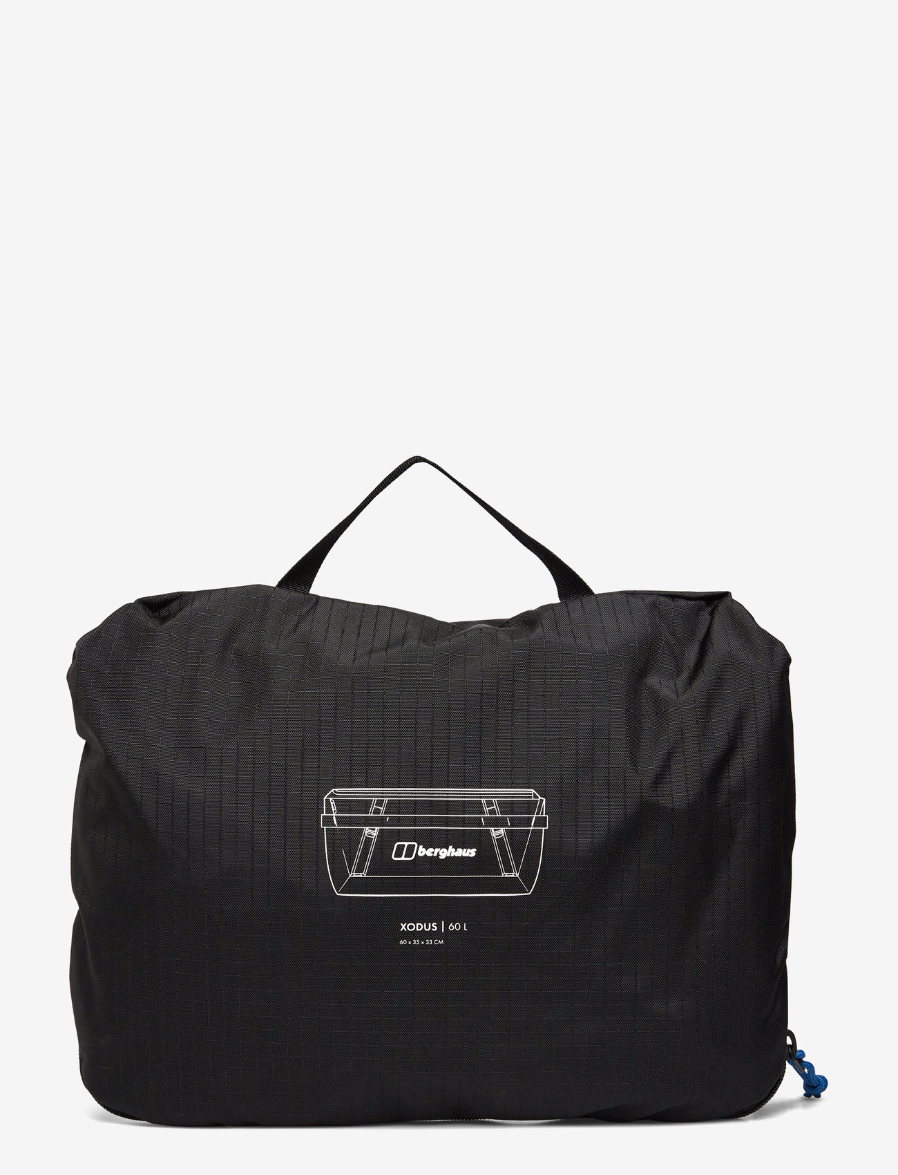 Berghaus - BG XODUS HOLDALL 60 - träningsväskor - black-black - 3
